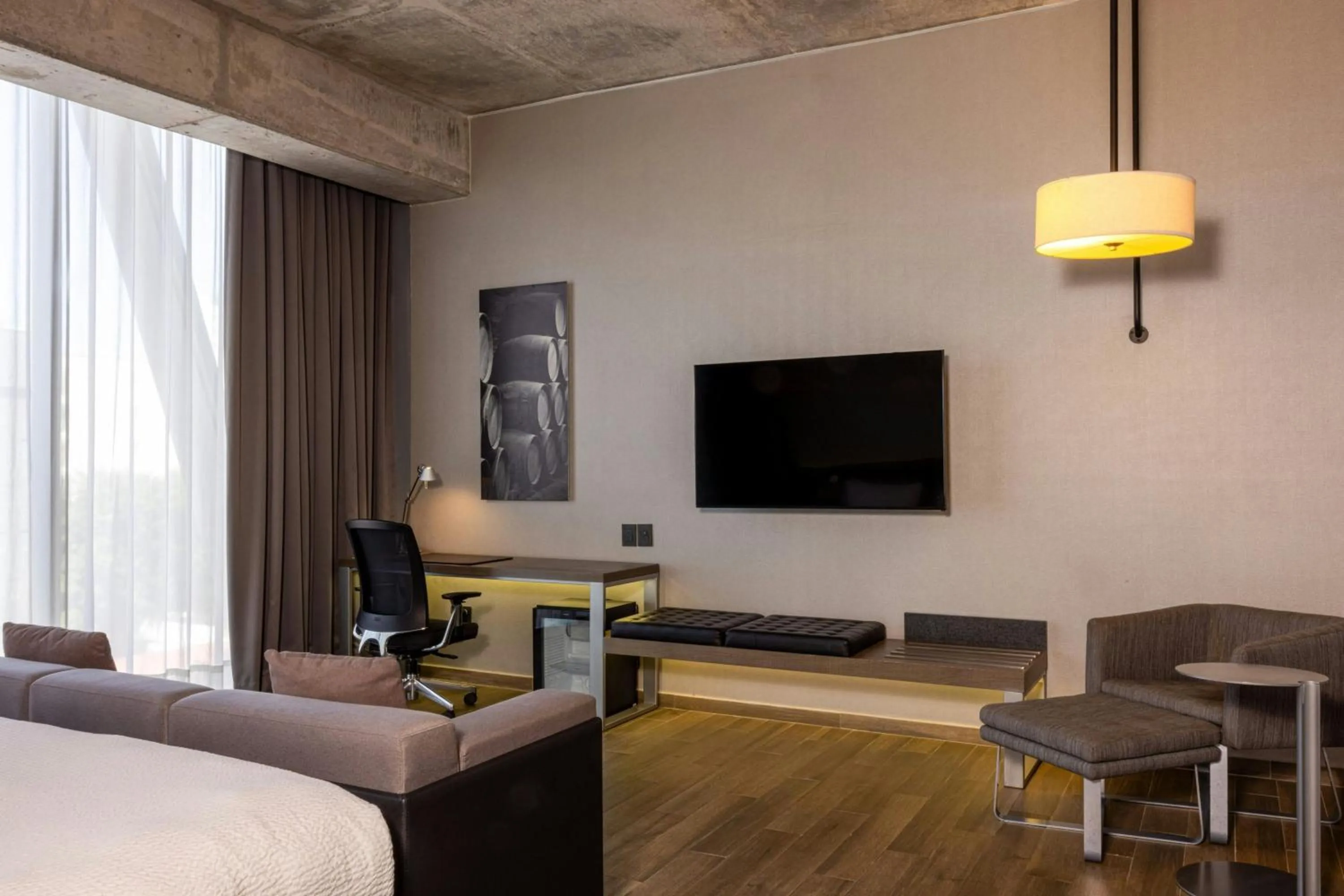 Bedroom, Bed in AC Hotel by Marriott Guadalajara Mexico