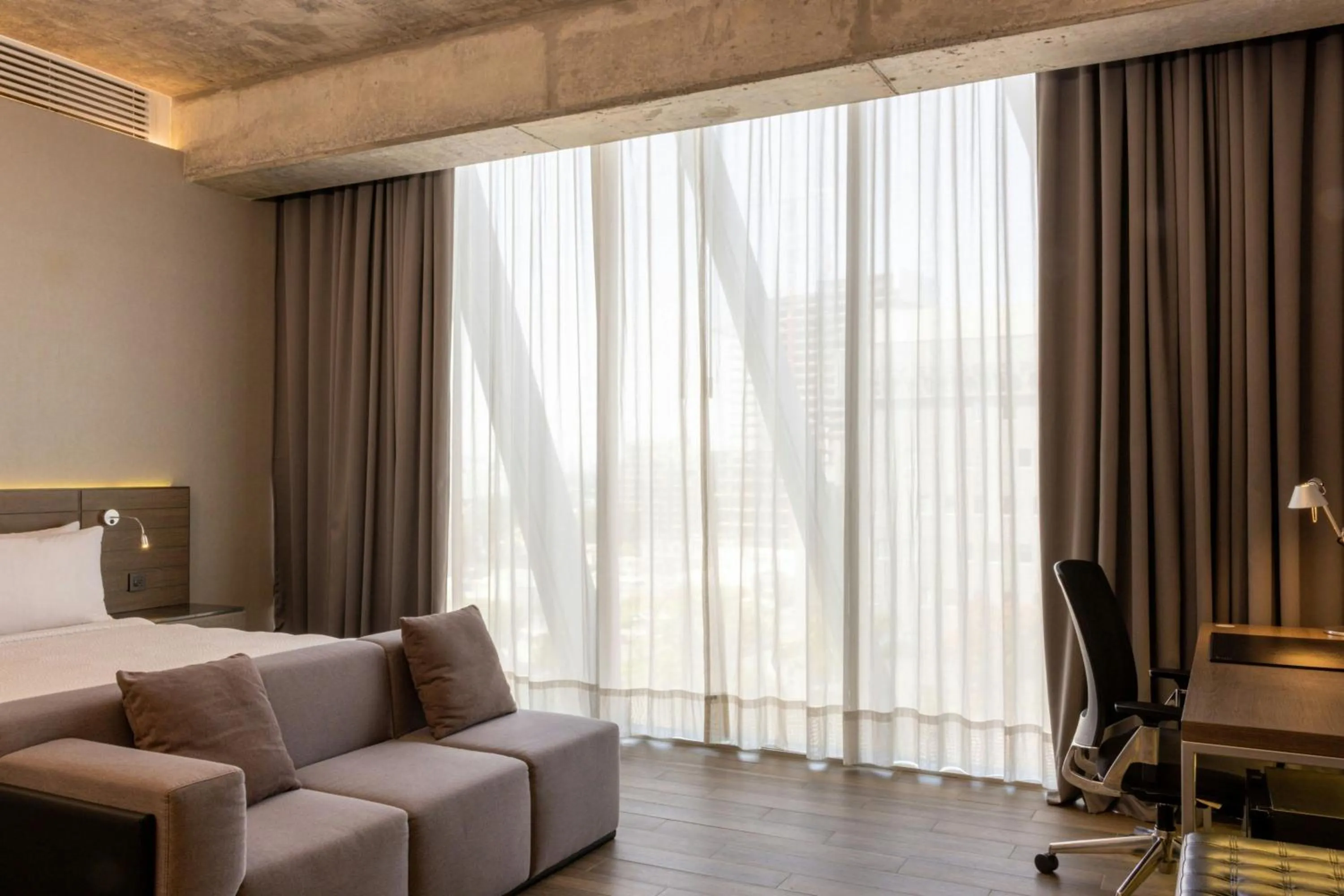 Bedroom in AC Hotel by Marriott Guadalajara Mexico