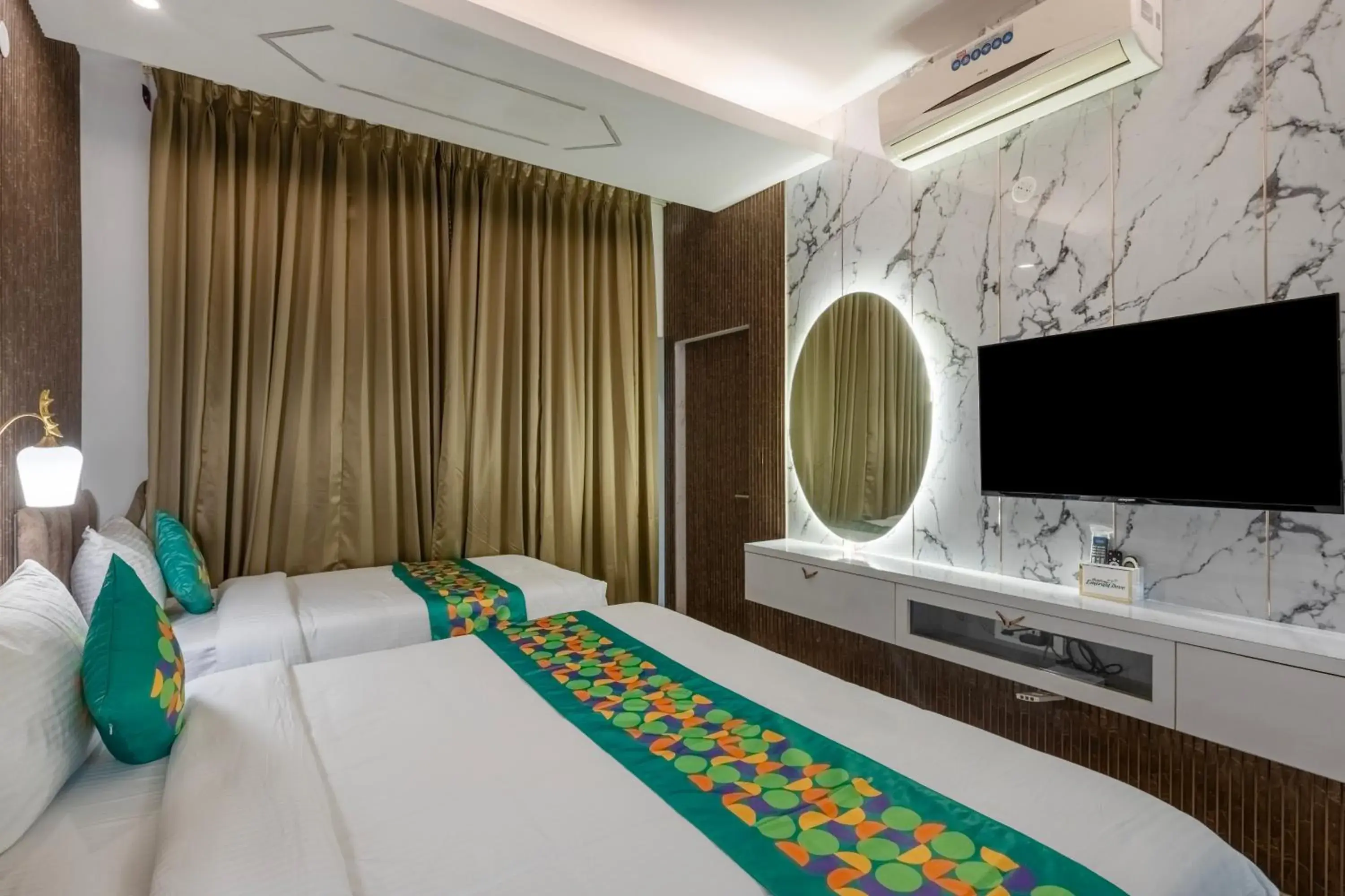 Premium Family Room with Balcony - single occupancy in Treebo Premium Emerald Dove Premium Family Room with Balcony - single occupancy in Treebo Premium Emerald Dove