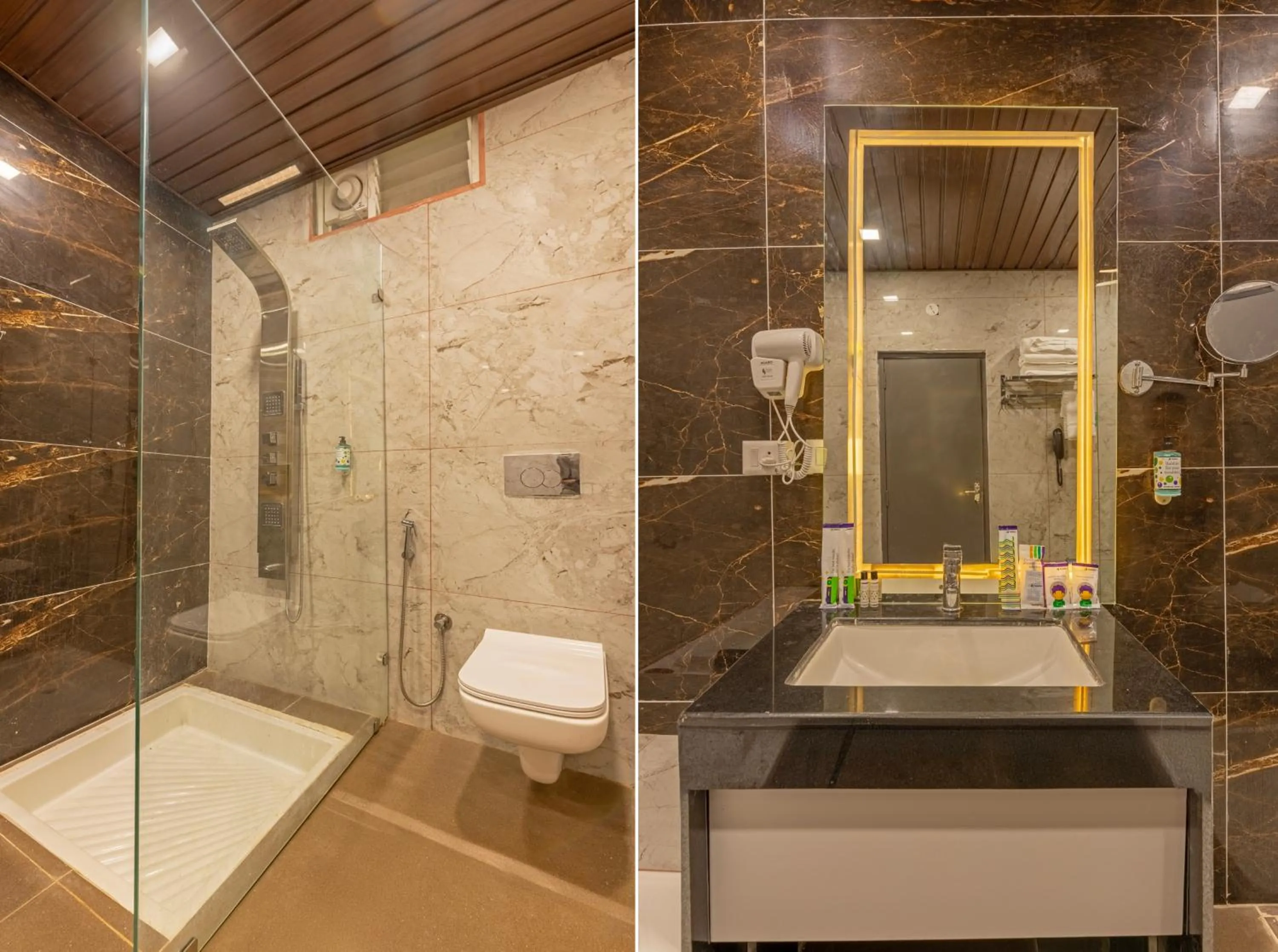 Bathroom in Treebo Premium Emerald Dove