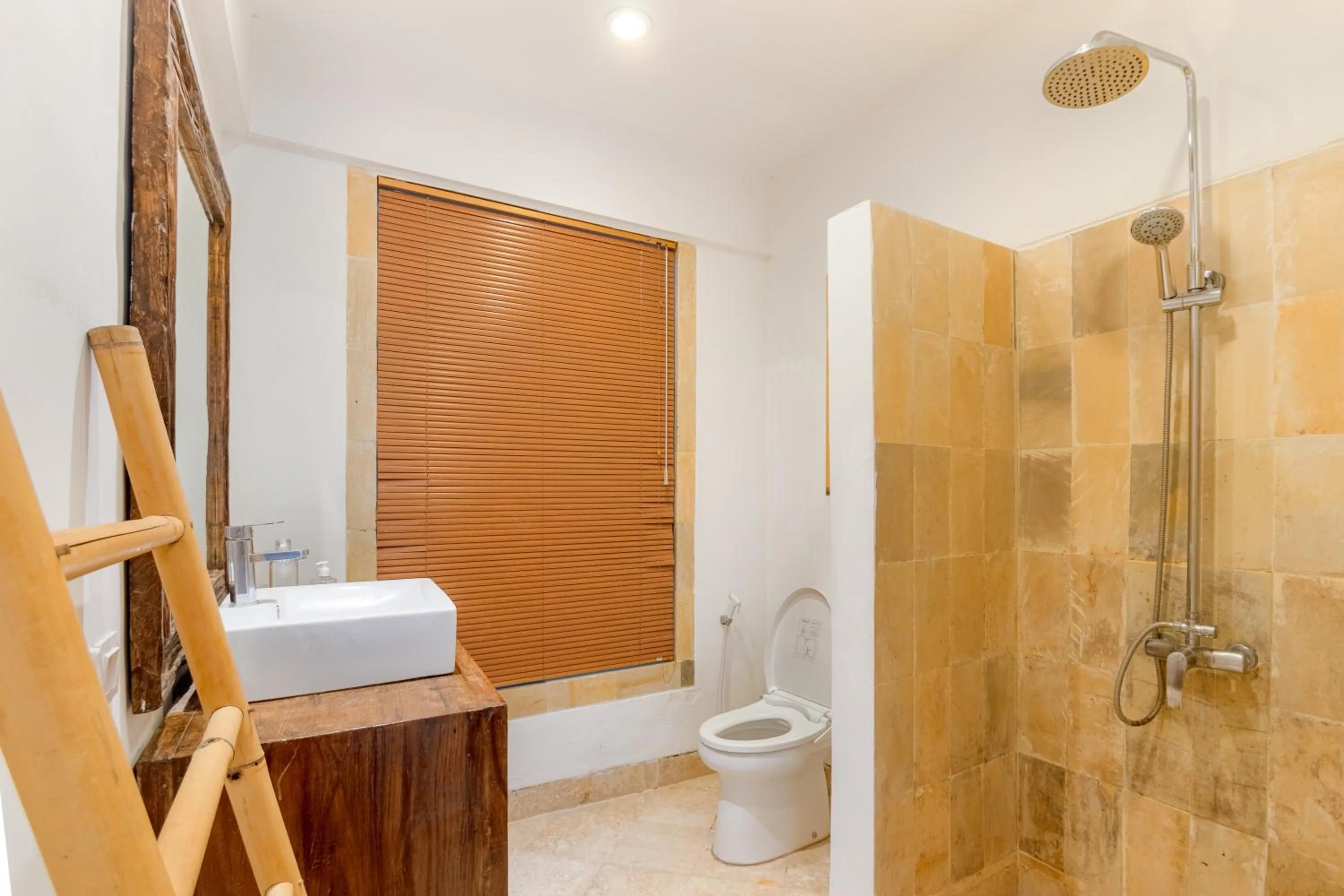 Shower in Two Lizards Beach Villas