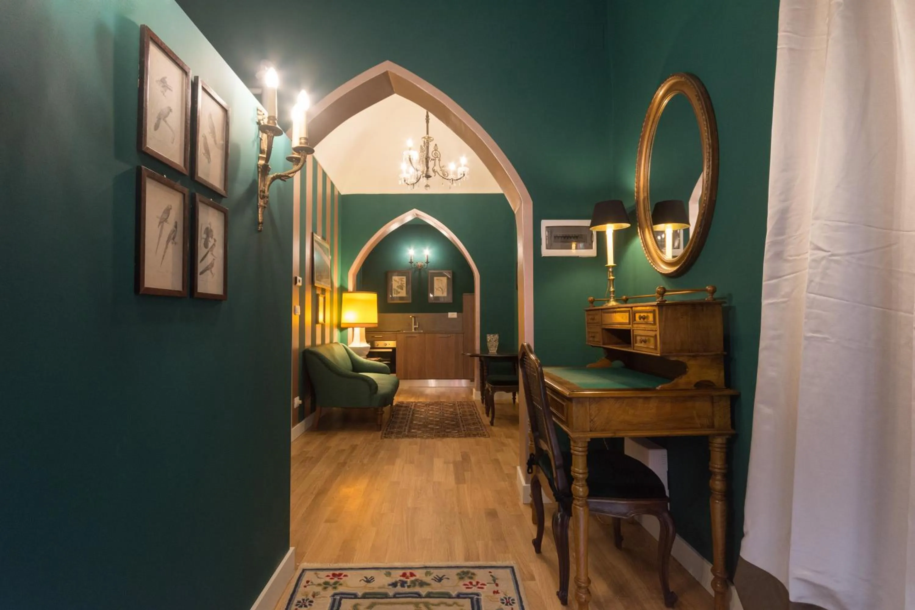 Living room in Porta Palace Apartments