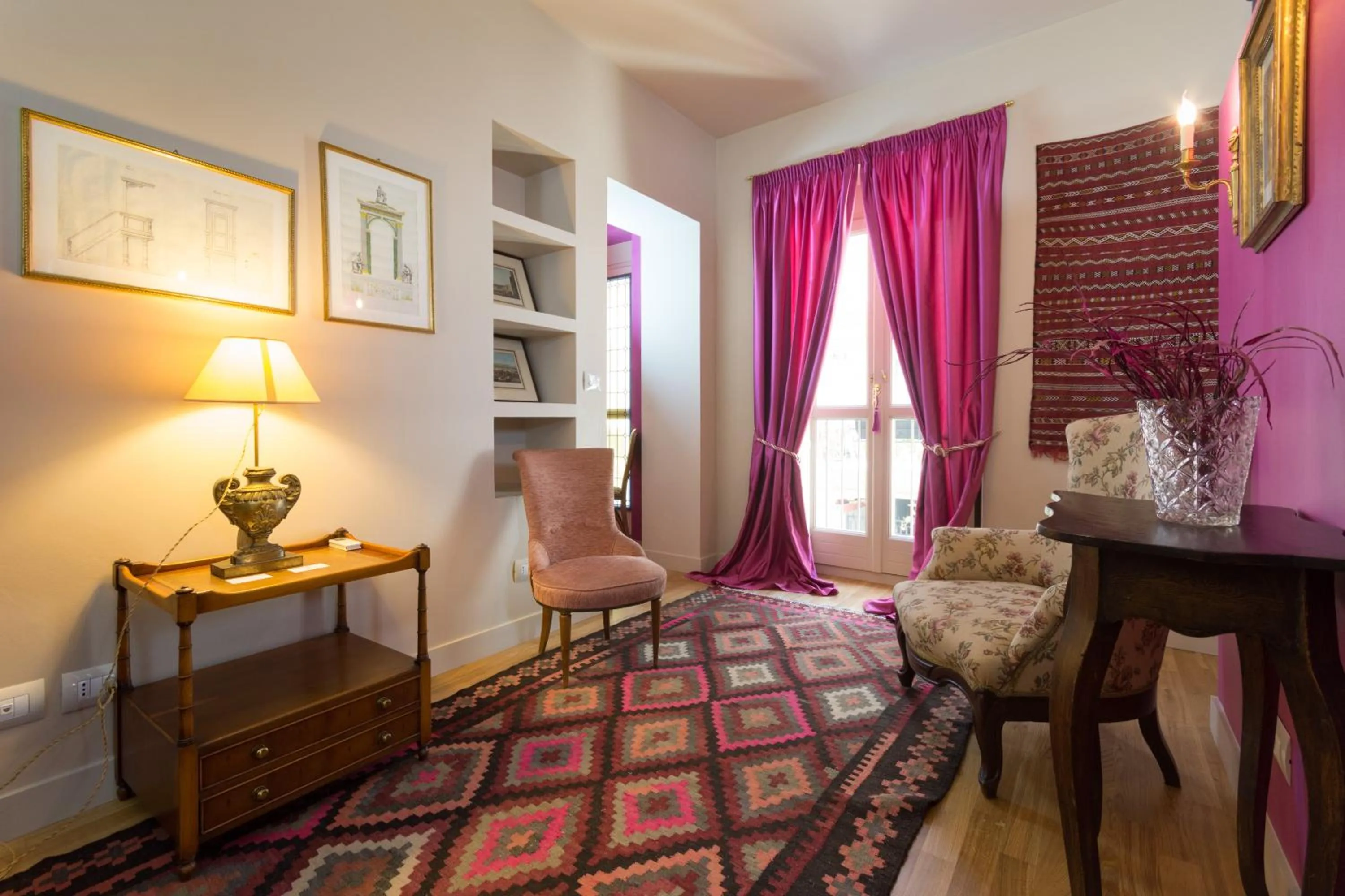 Living room in Porta Palace Apartments