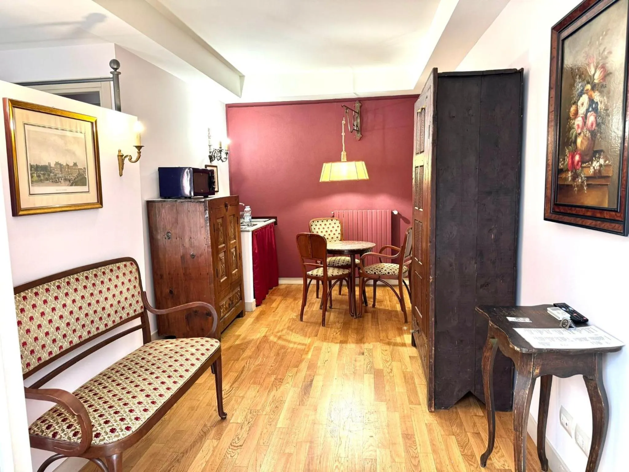 Kitchen or kitchenette in Porta Palace Apartments