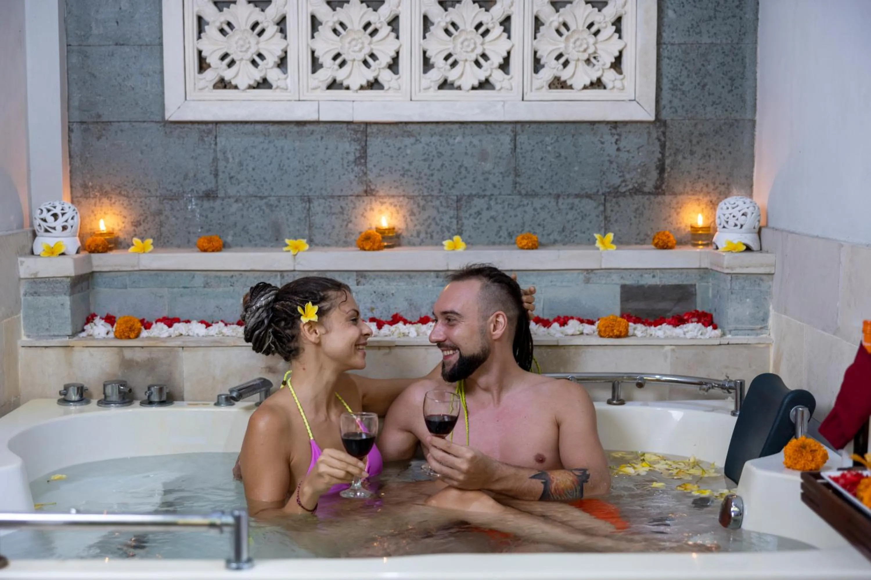 People in Griya Shanti Villas & Spa