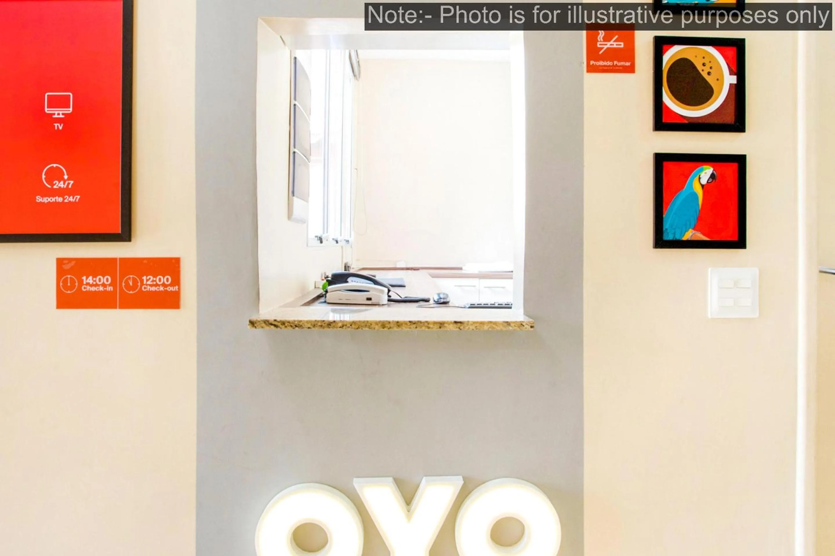 Lobby or reception in OYO Hotel Itarantim, São Paulo