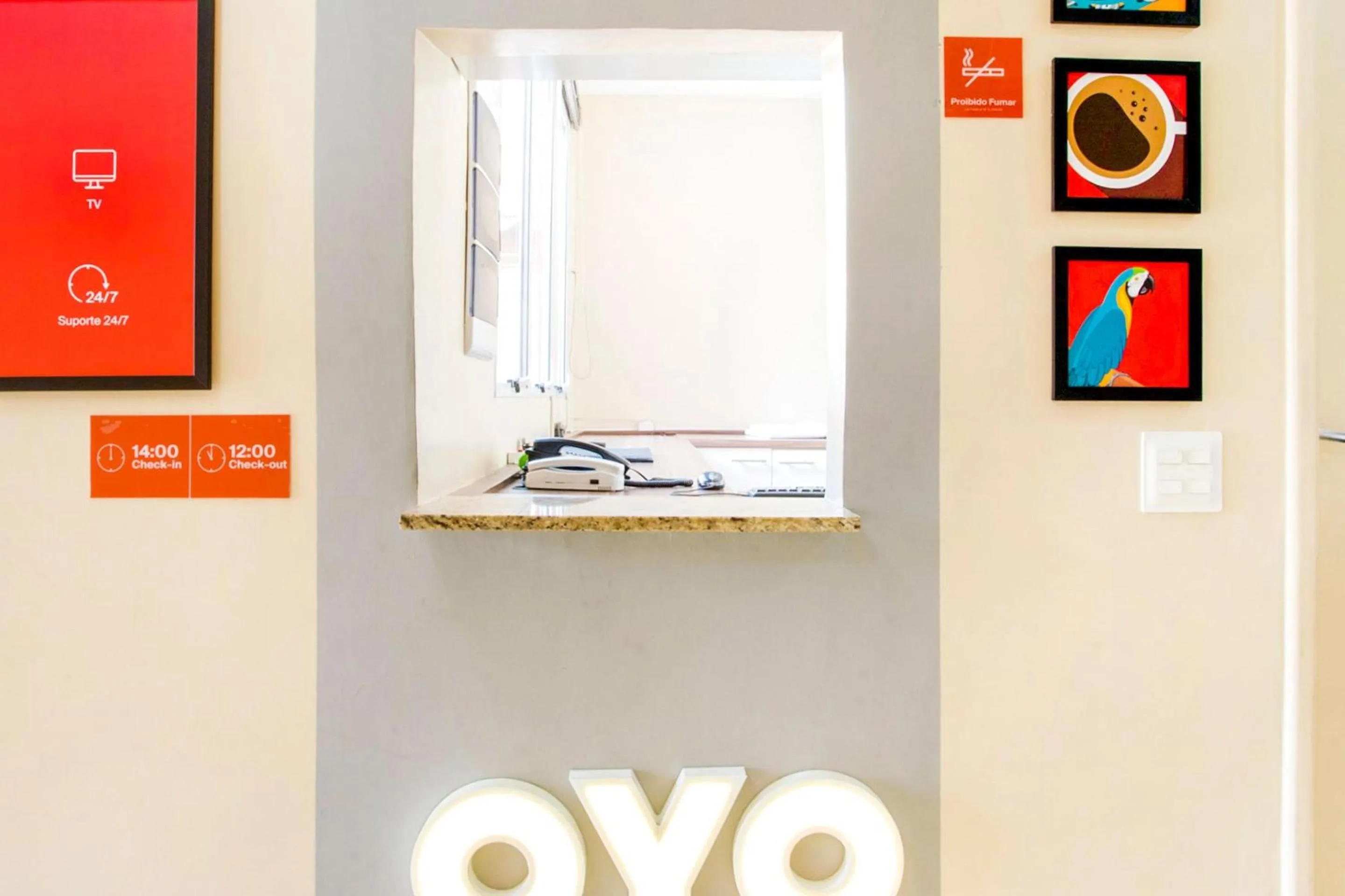 Lobby or reception in OYO Hotel Itarantim, São Paulo