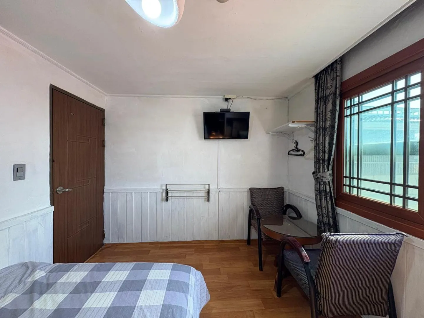 Decorative detail, Bed in Gudeok Guesthouse