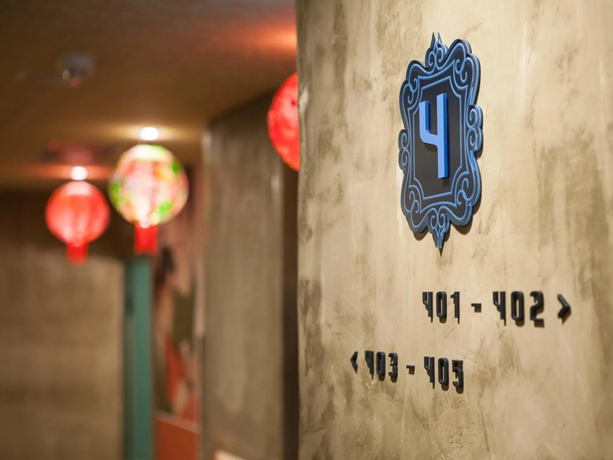 Decorative detail in Jian Shan Hotel