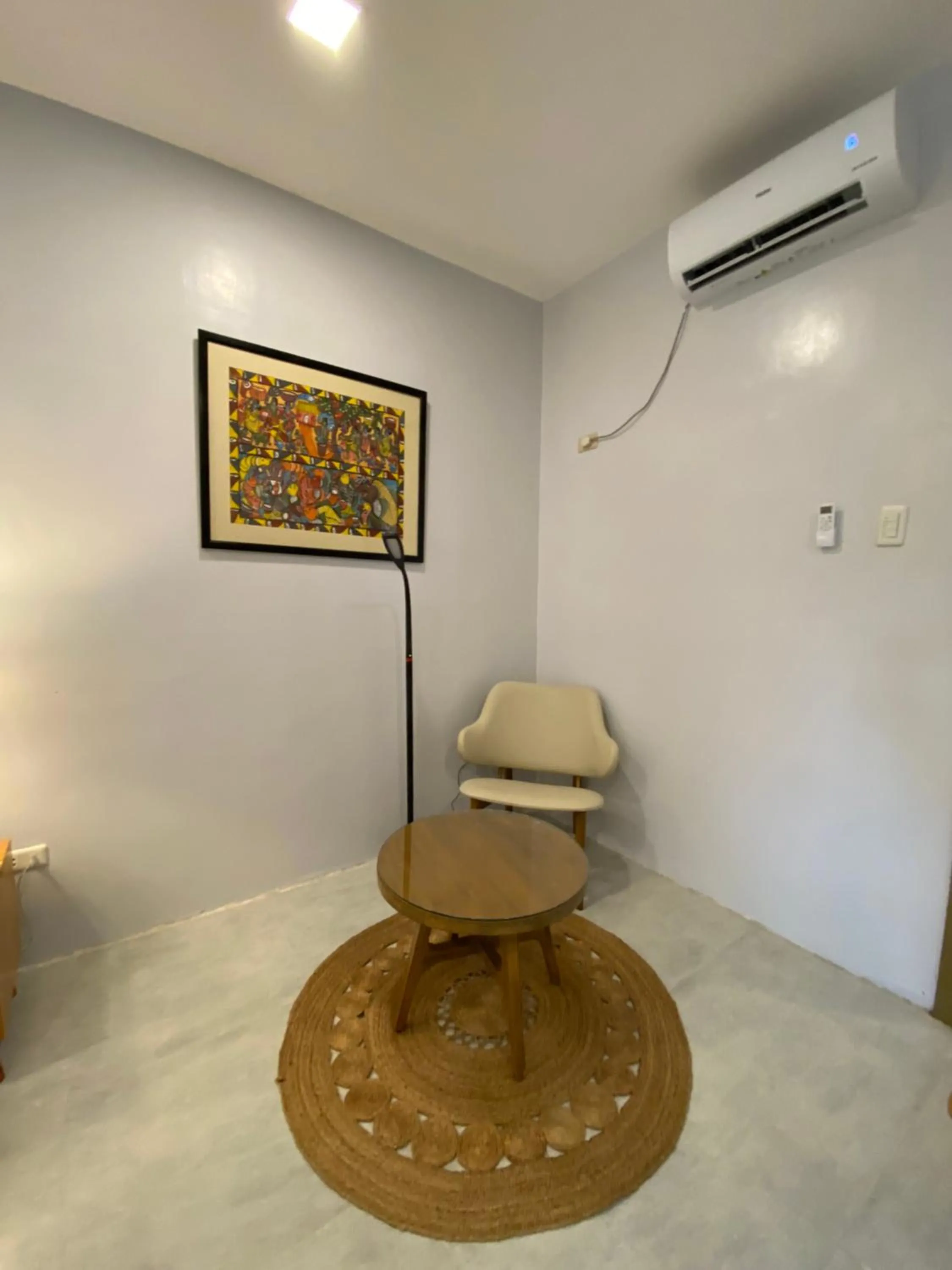 Seating area in Vivo Siargao