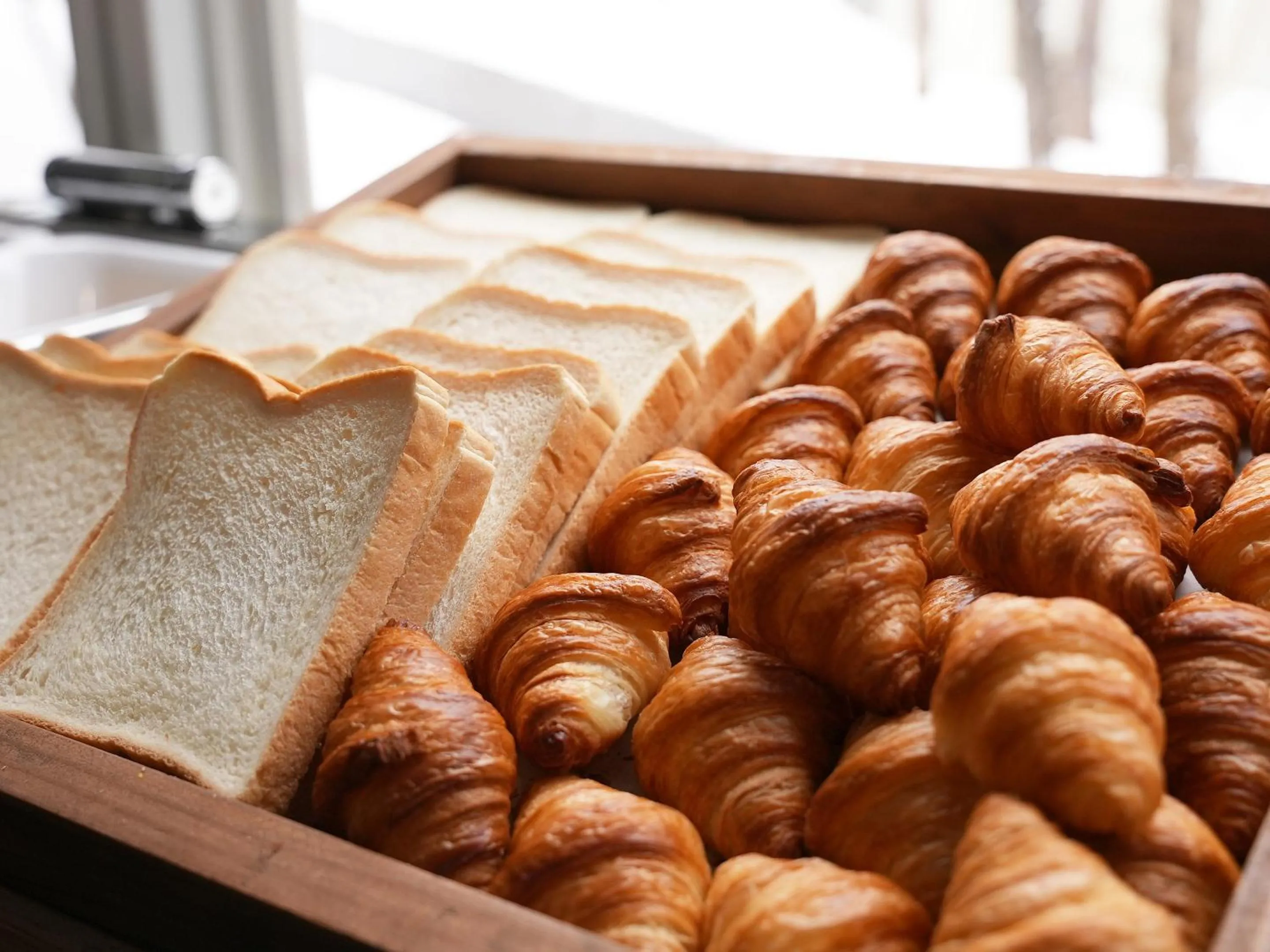 Buffet breakfast in Hotel Abest Hakuba Resort