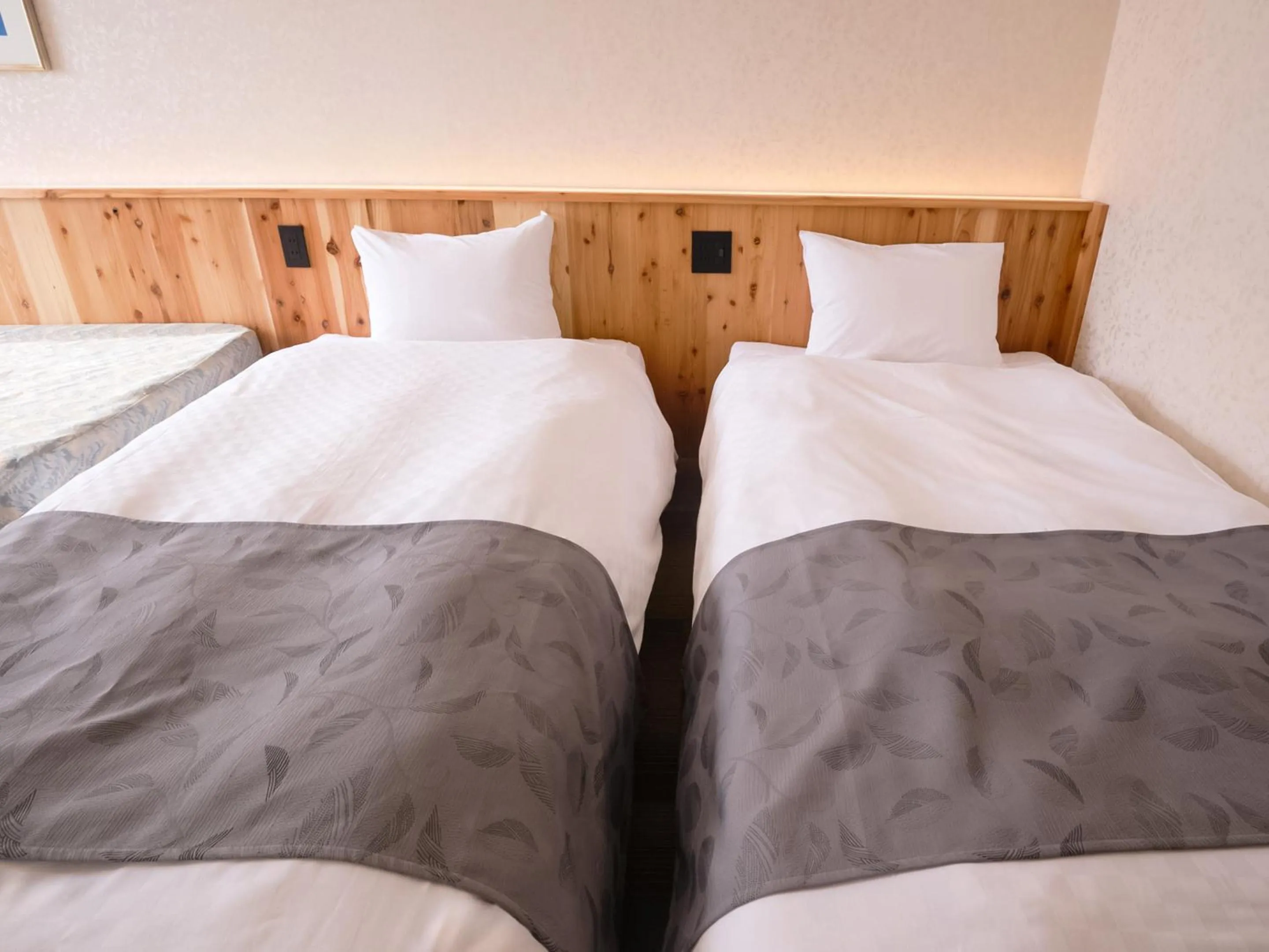 Bed in Hotel Abest Hakuba Resort