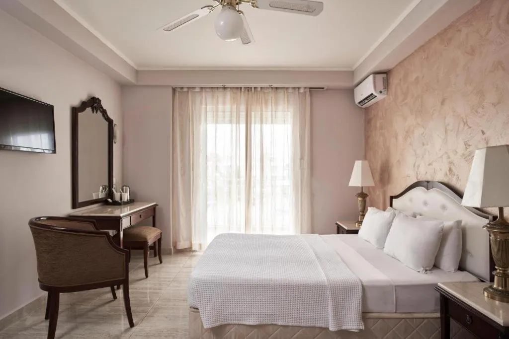 Bed in Sandy Beach Resort - Rizos Resort