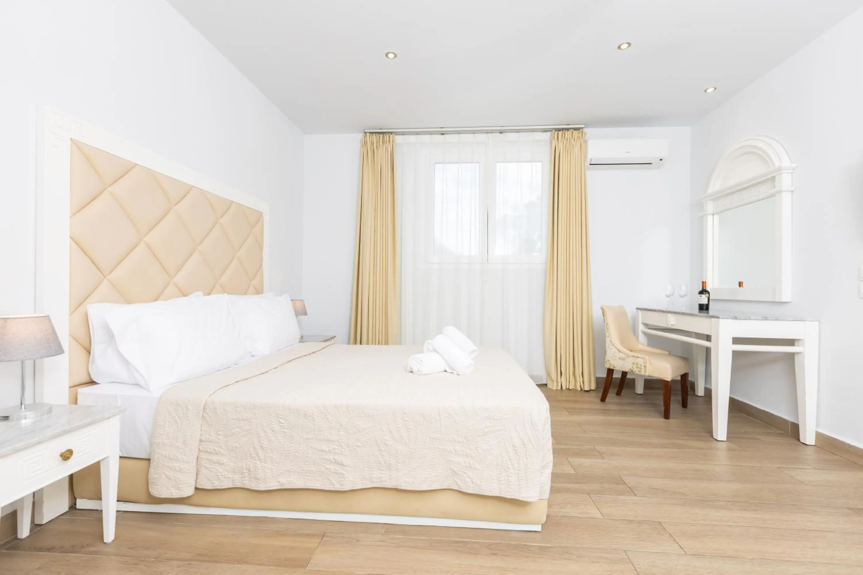 Bed in Sandy Beach Resort - Rizos Resort