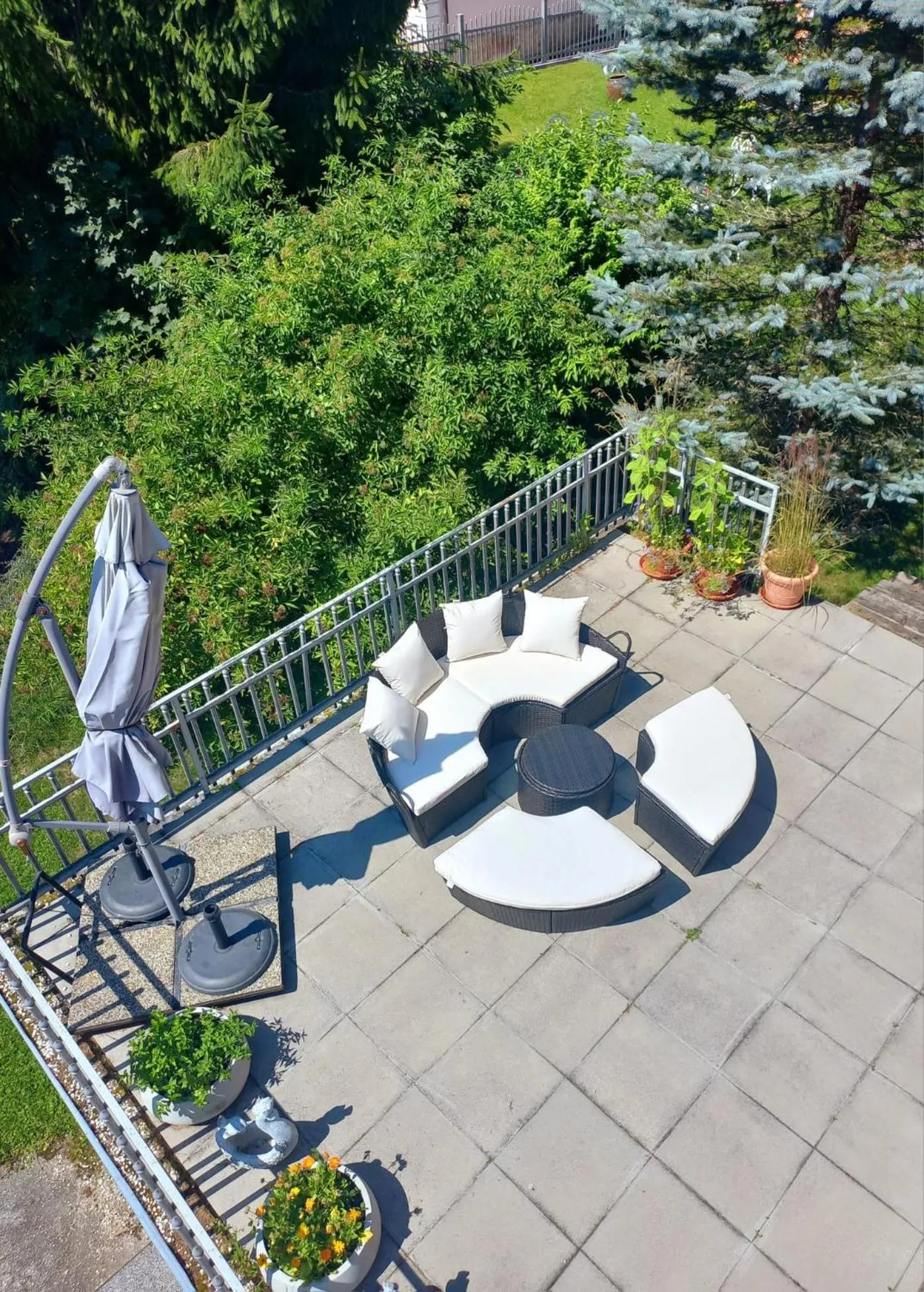 Garden in Frühstückspension Gasthof Gesslbauer