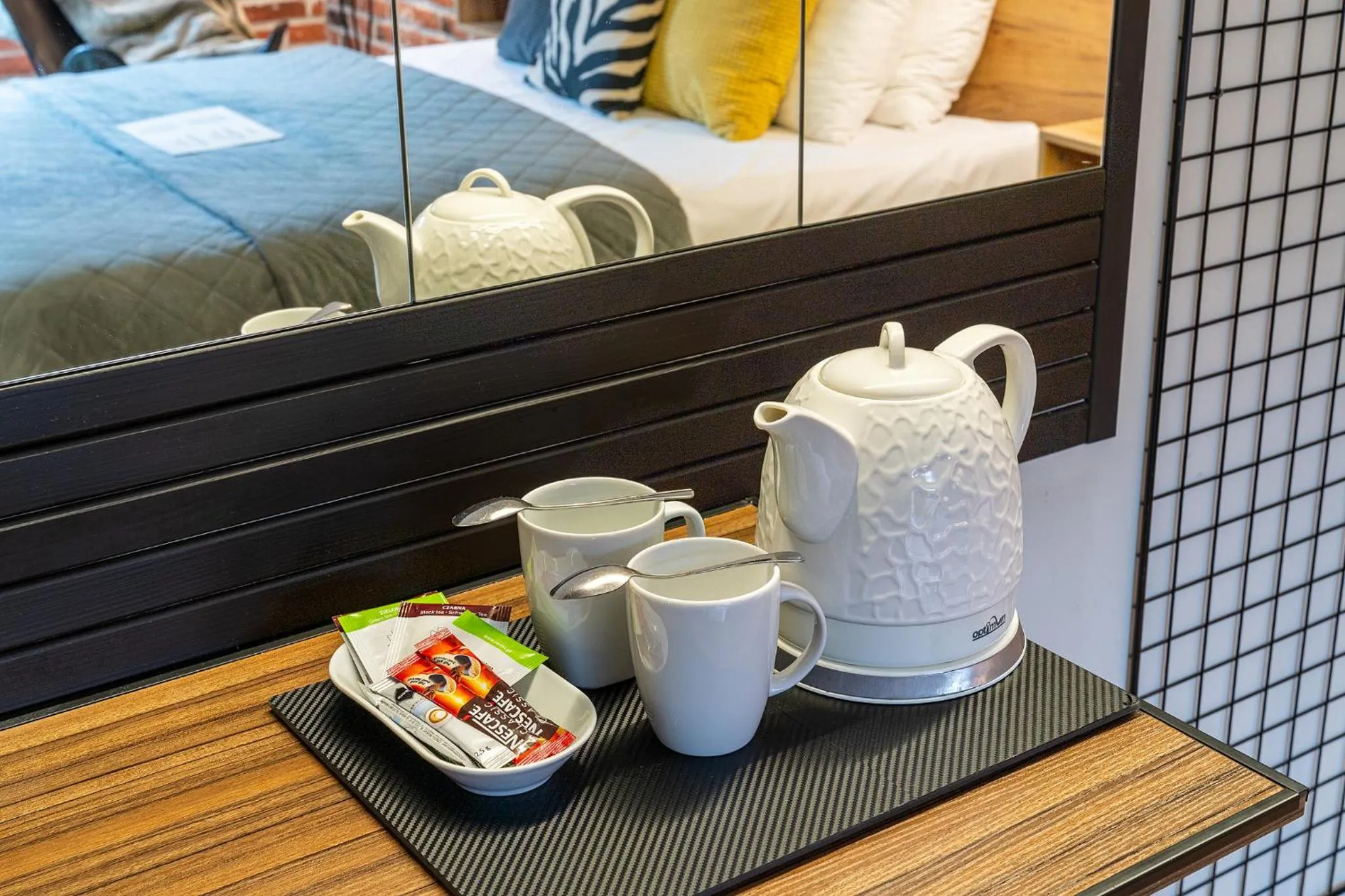 Bed in Art & Garden Residence