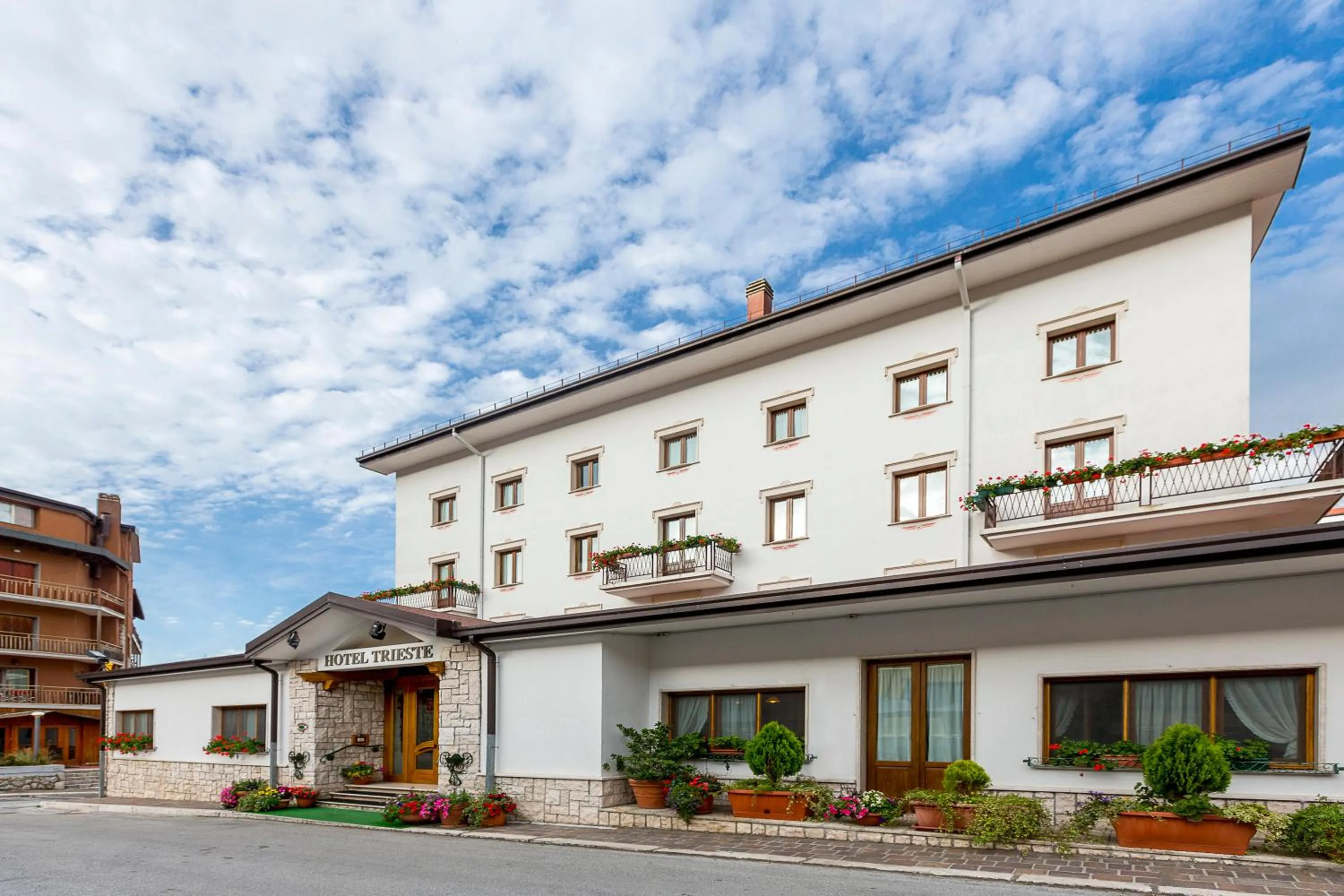 Facade/entrance in Hotel Trieste