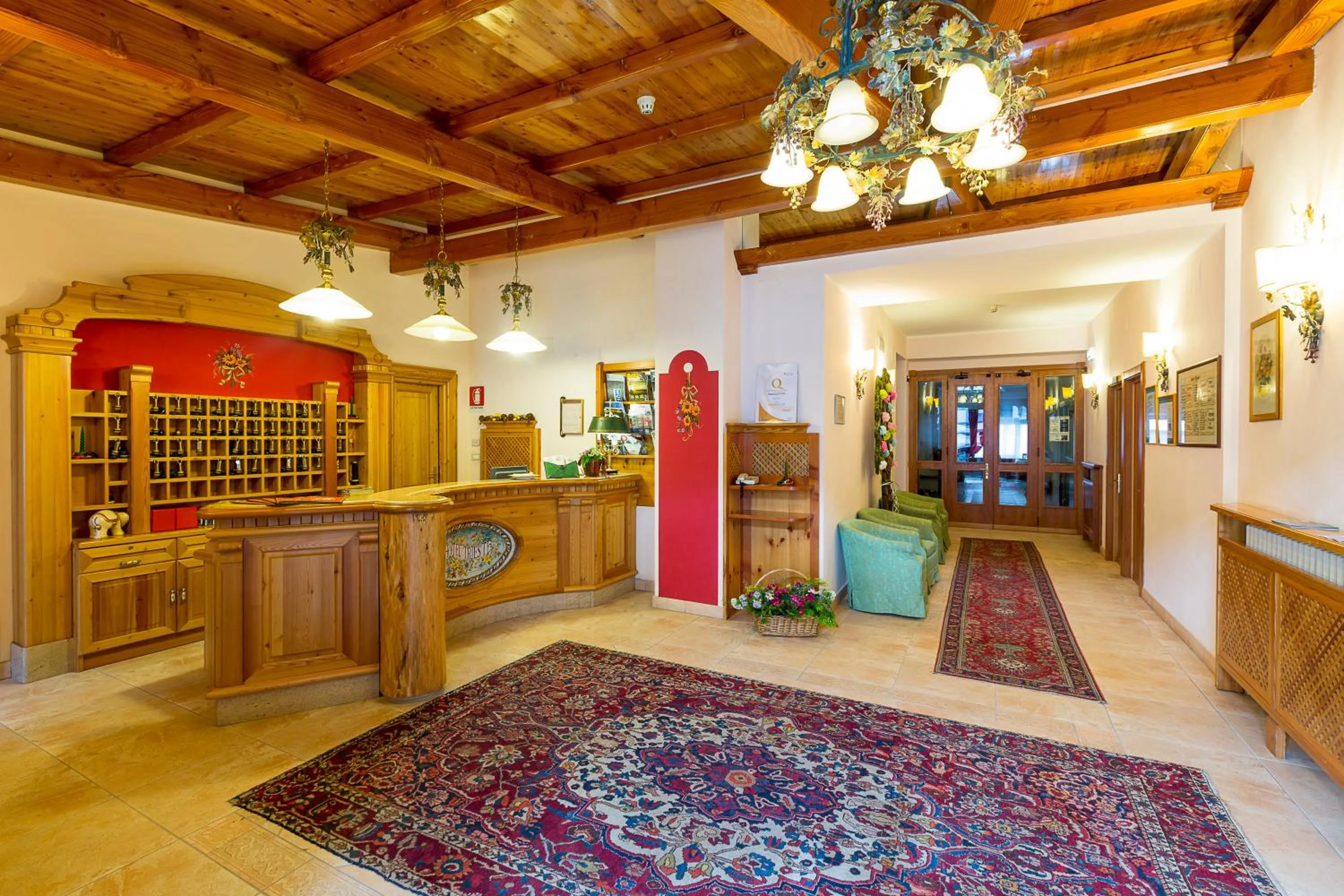 Lobby or reception in Hotel Trieste
