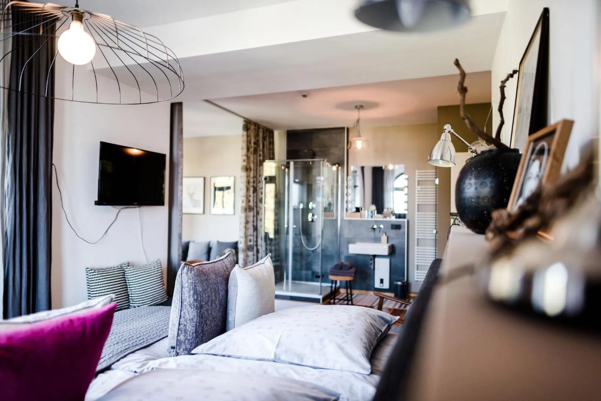 Shower, Bed in Sommers "Schöne Aussicht", Adults only