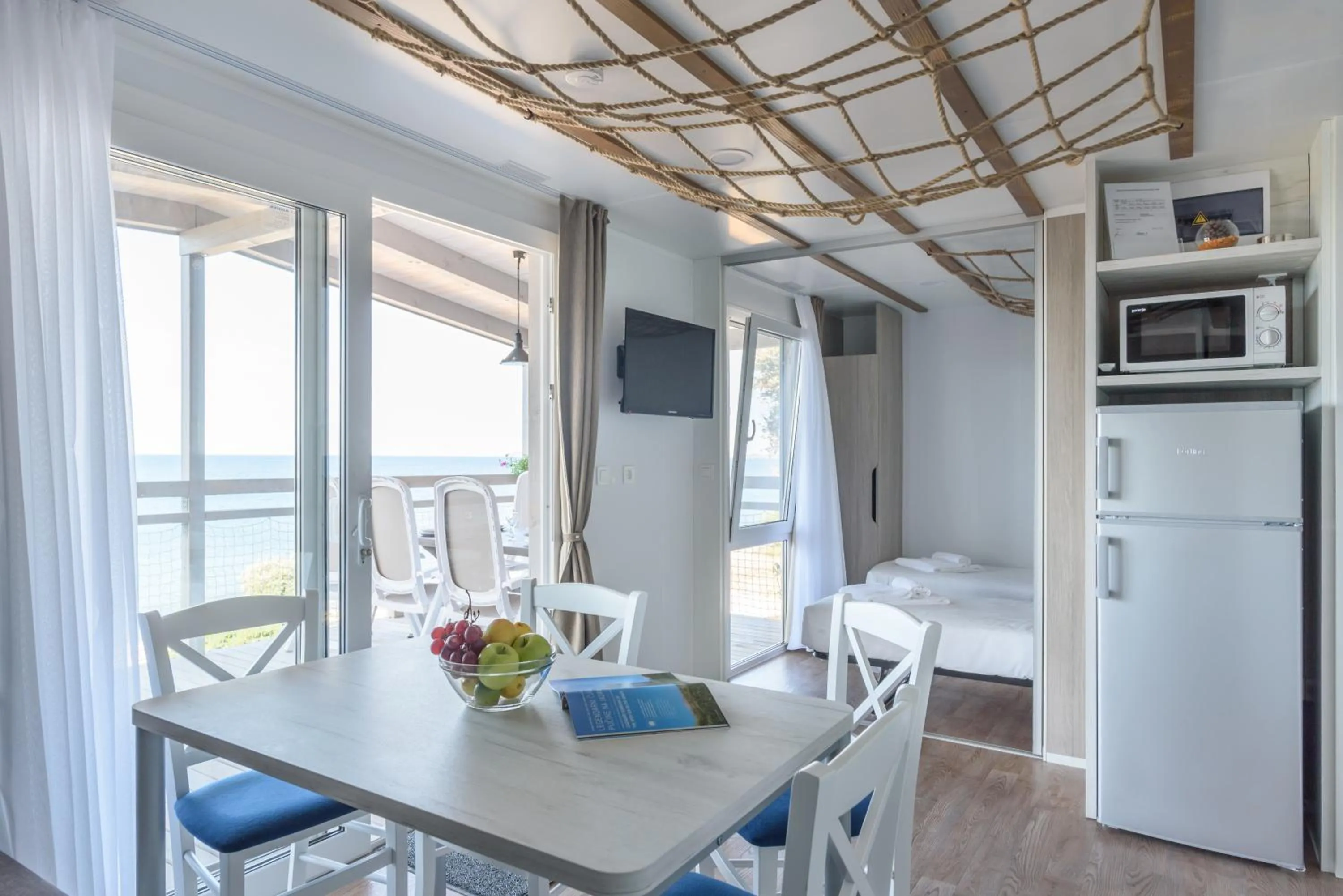 kitchen in Maistra Camping Veštar Mobile homes