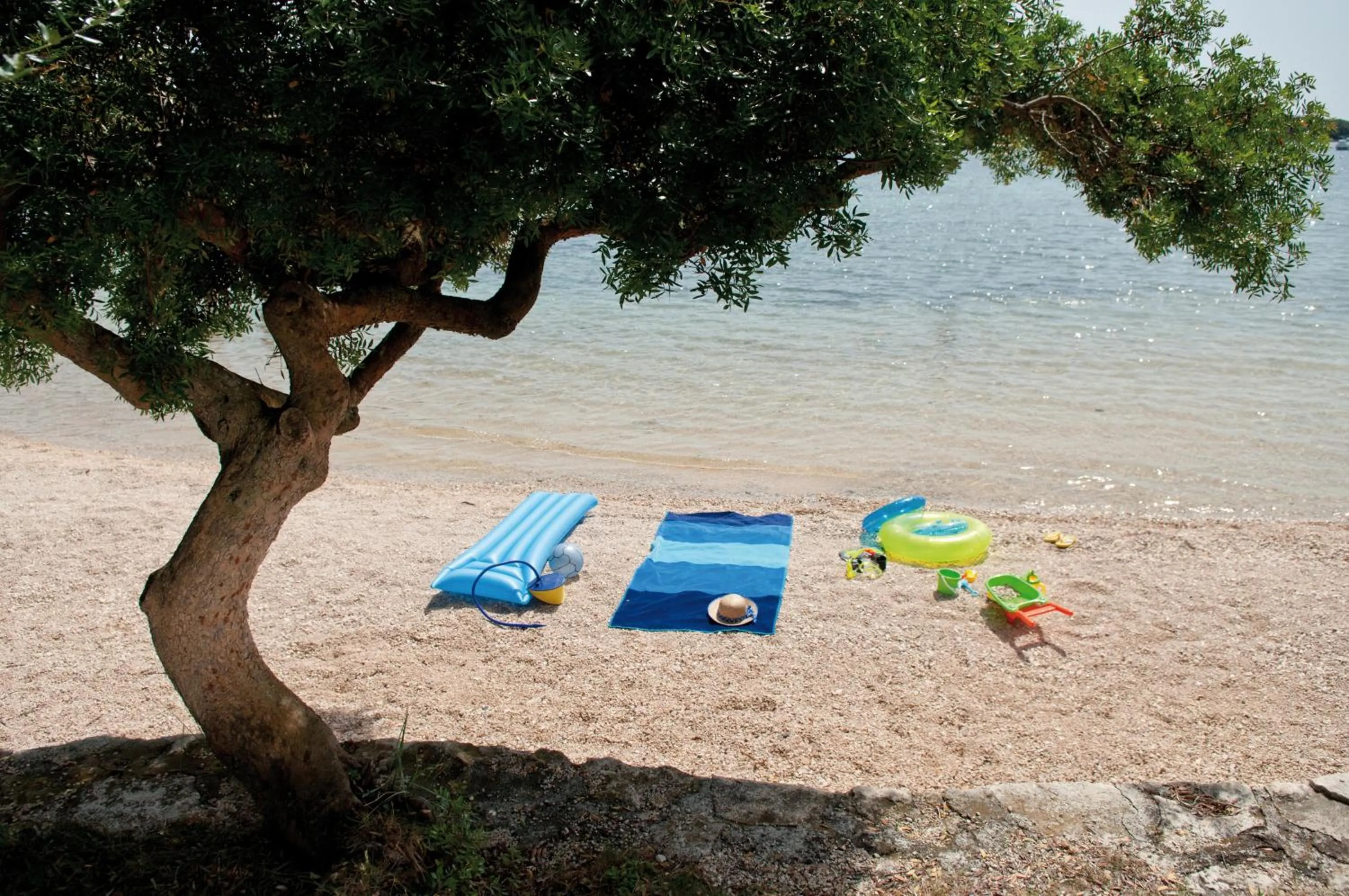 Beach in Maistra Camping Veštar Mobile homes