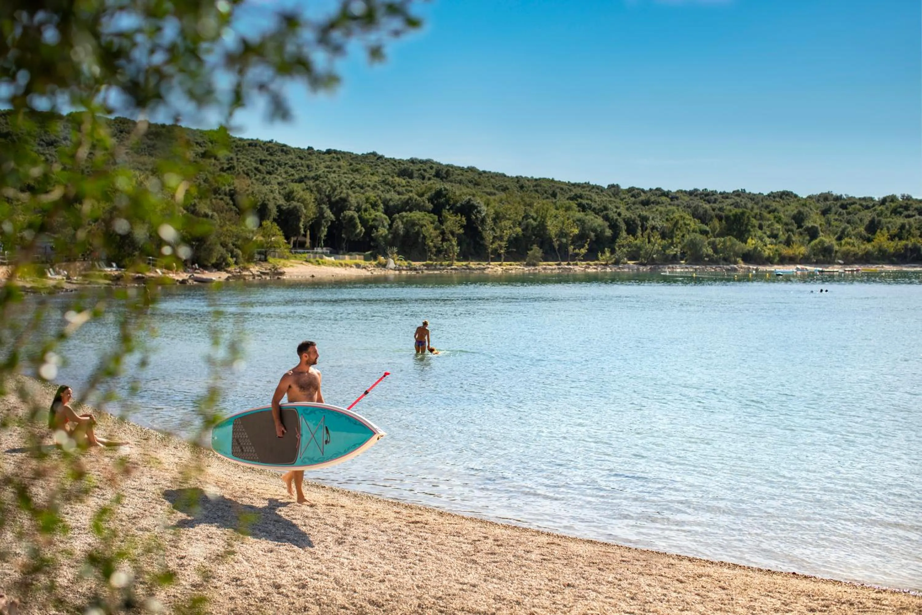 People in Maistra Camping Veštar Mobile homes