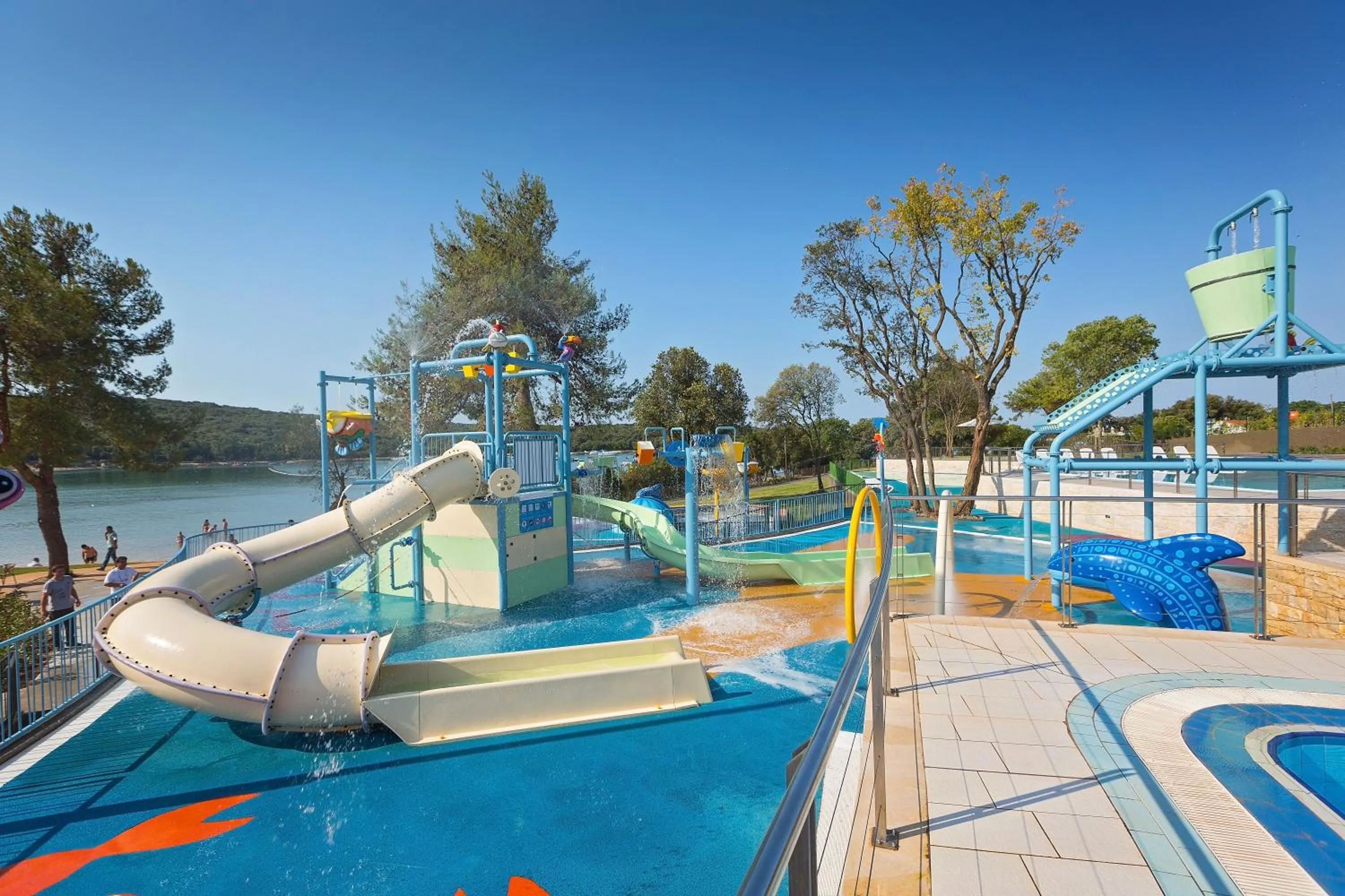 Aqua park in Maistra Camping Veštar Mobile homes