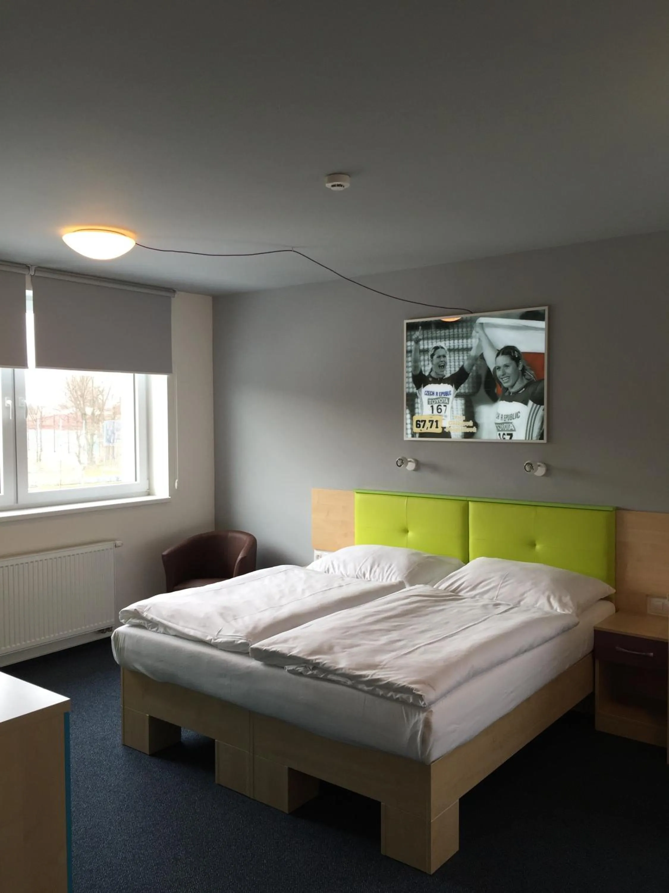 Bed in Sport hotel Sletiště