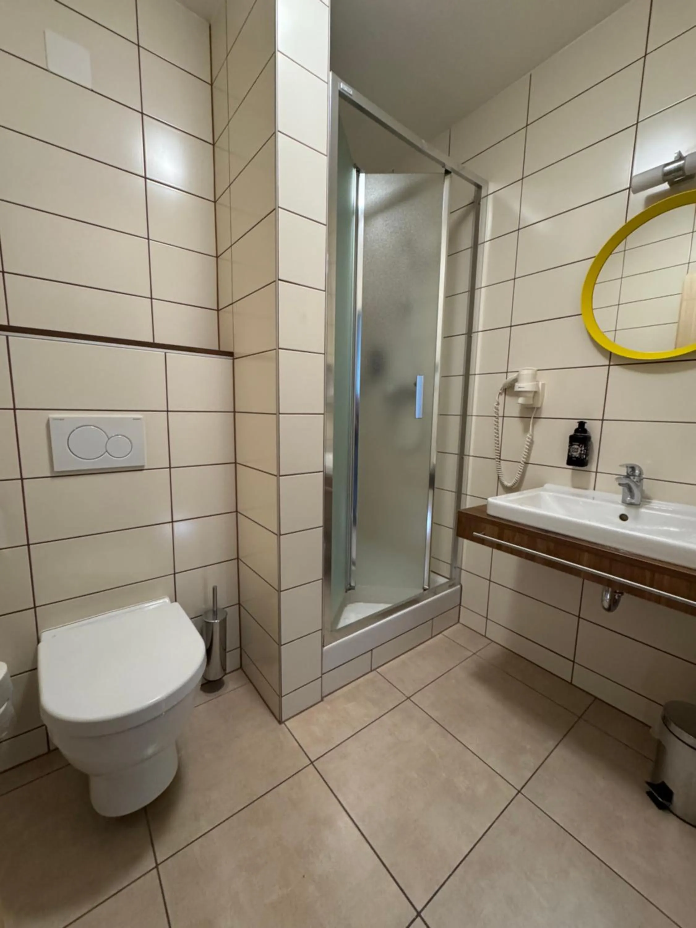 Shower in Sport hotel Sletiště