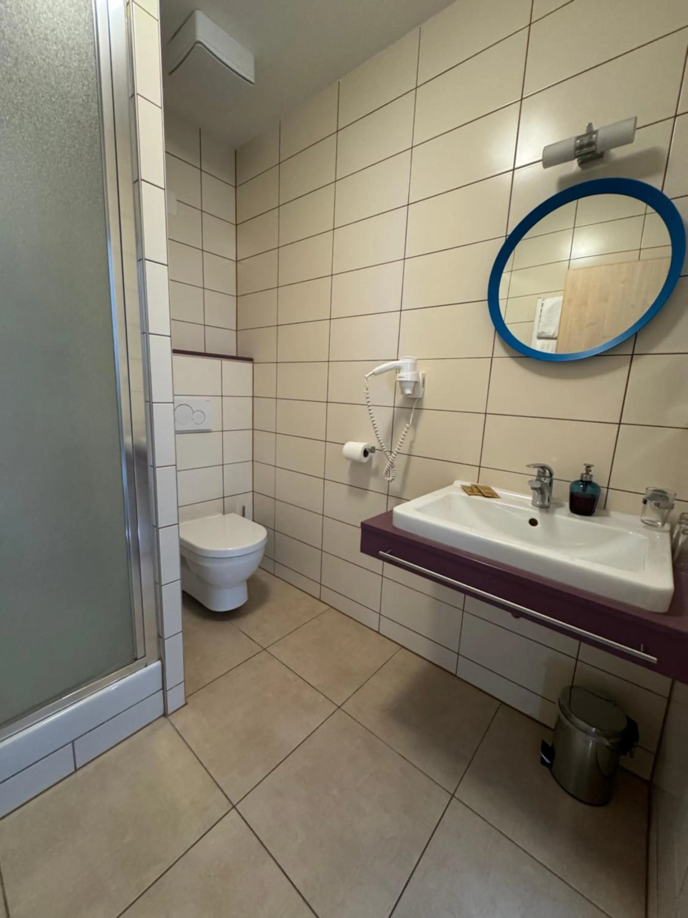 Shower in Sport hotel Sletiště