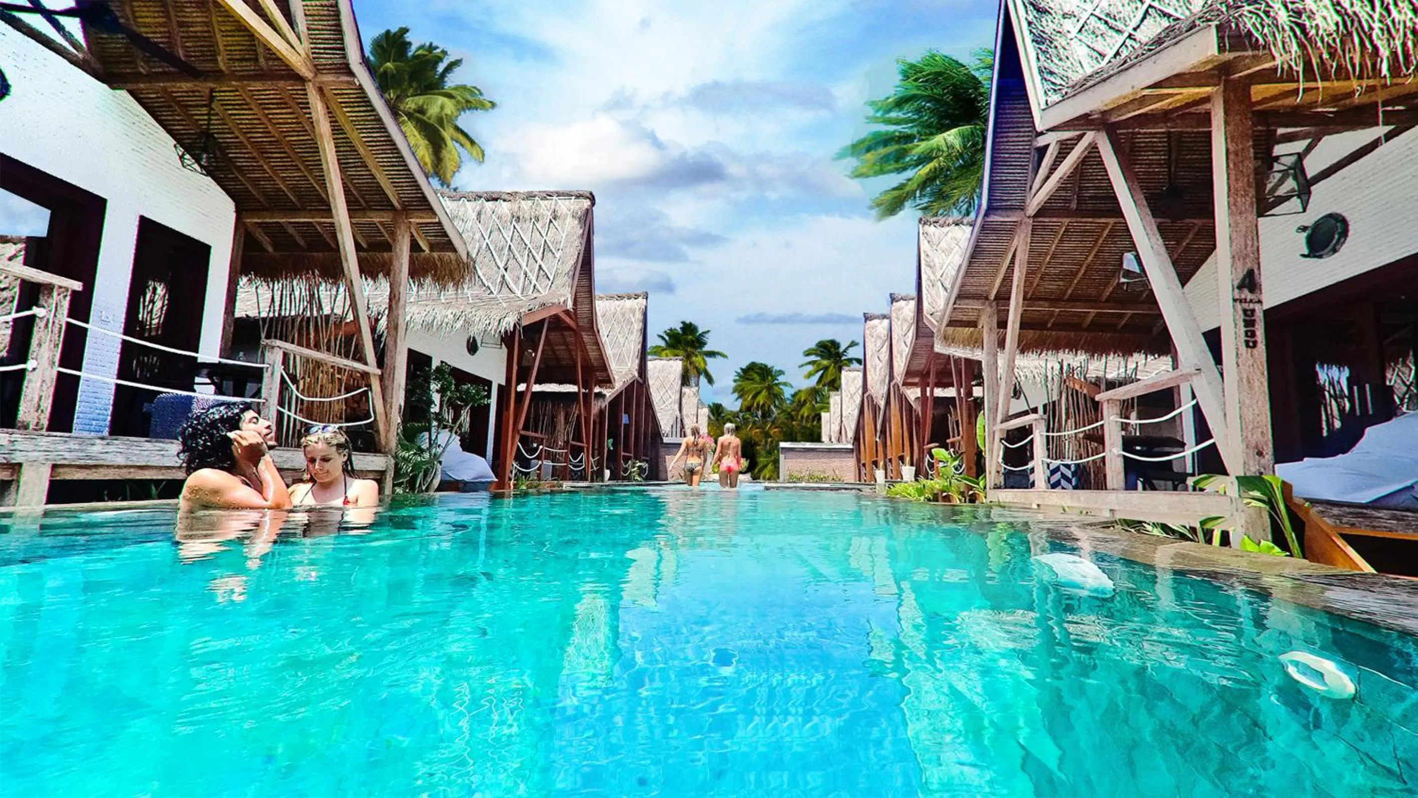 Pool view in Kaleydo Villas