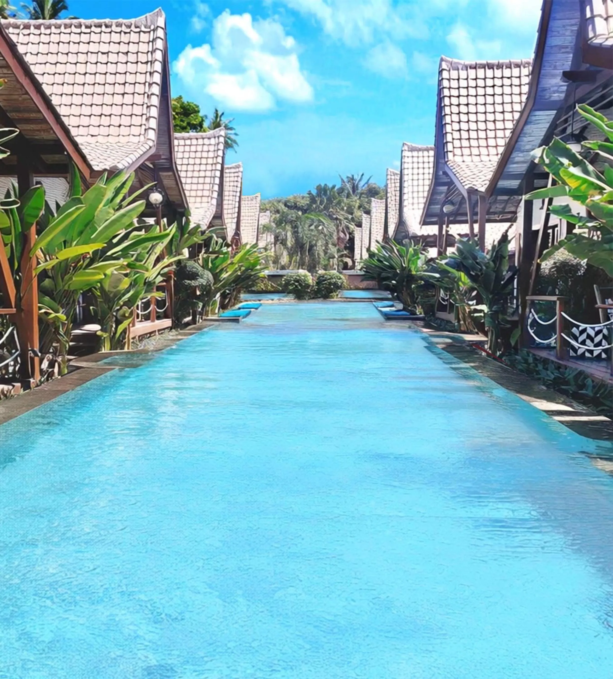 Swimming pool in Kaleydo Villas