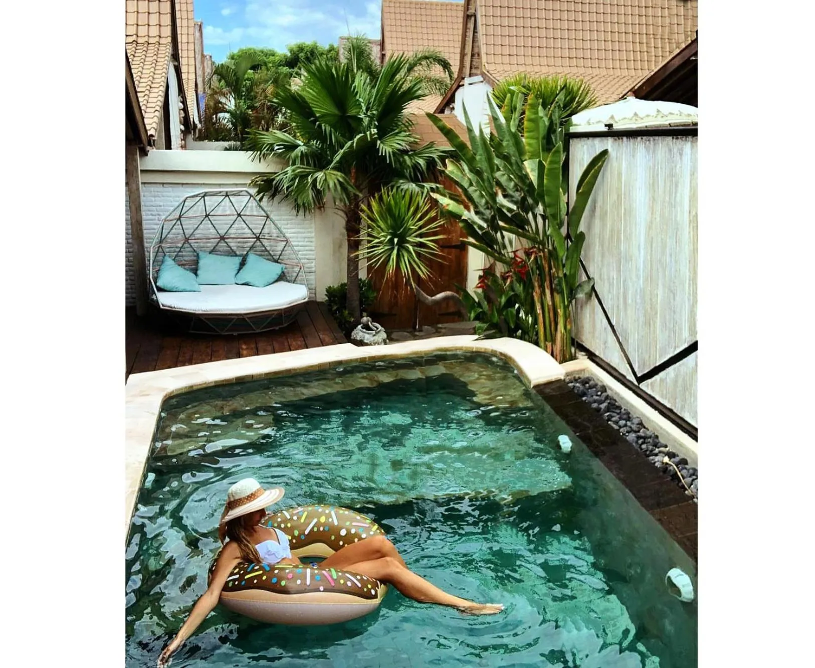 Pool view in Kaleydo Villas