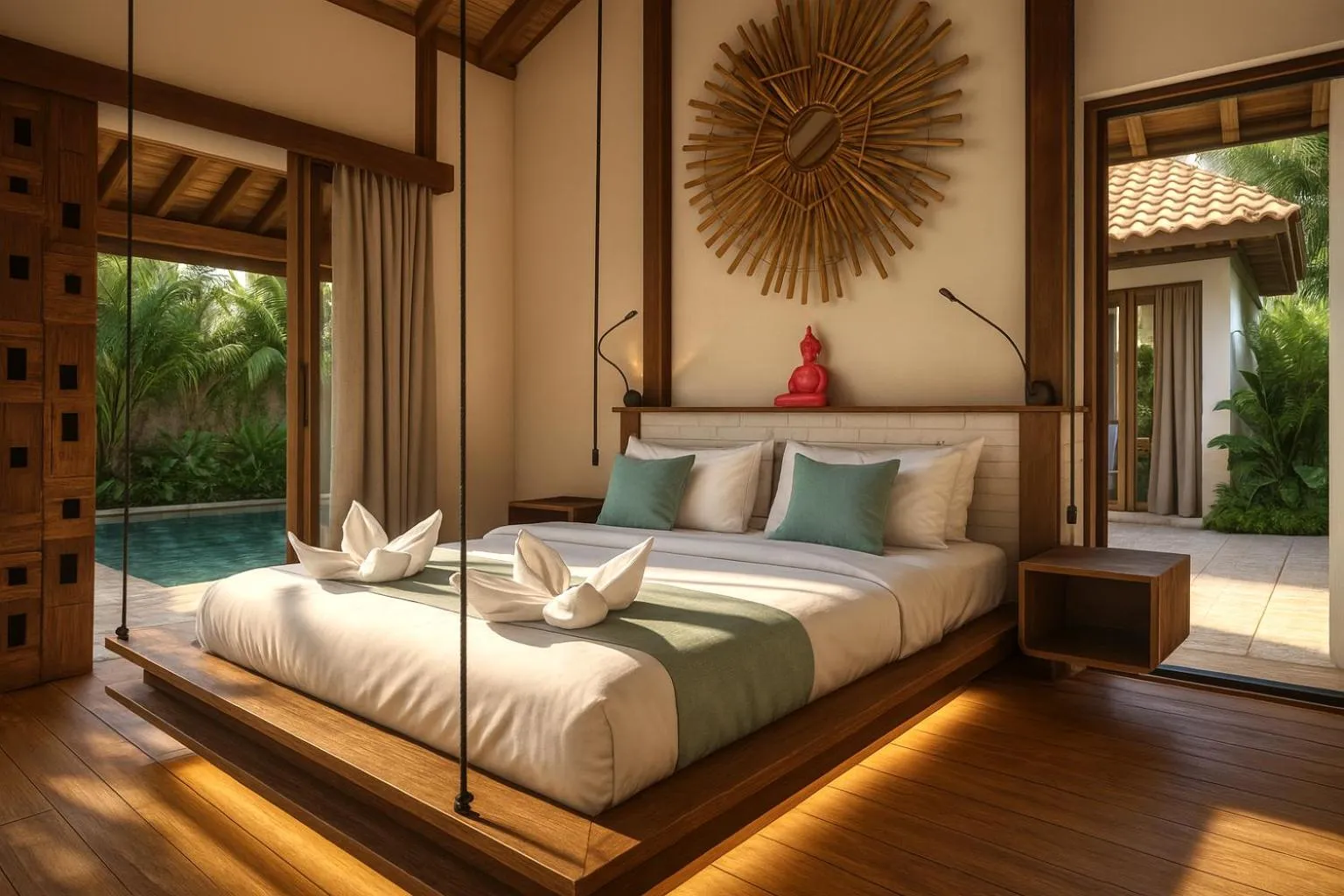 Bed in Kaleydo Villas