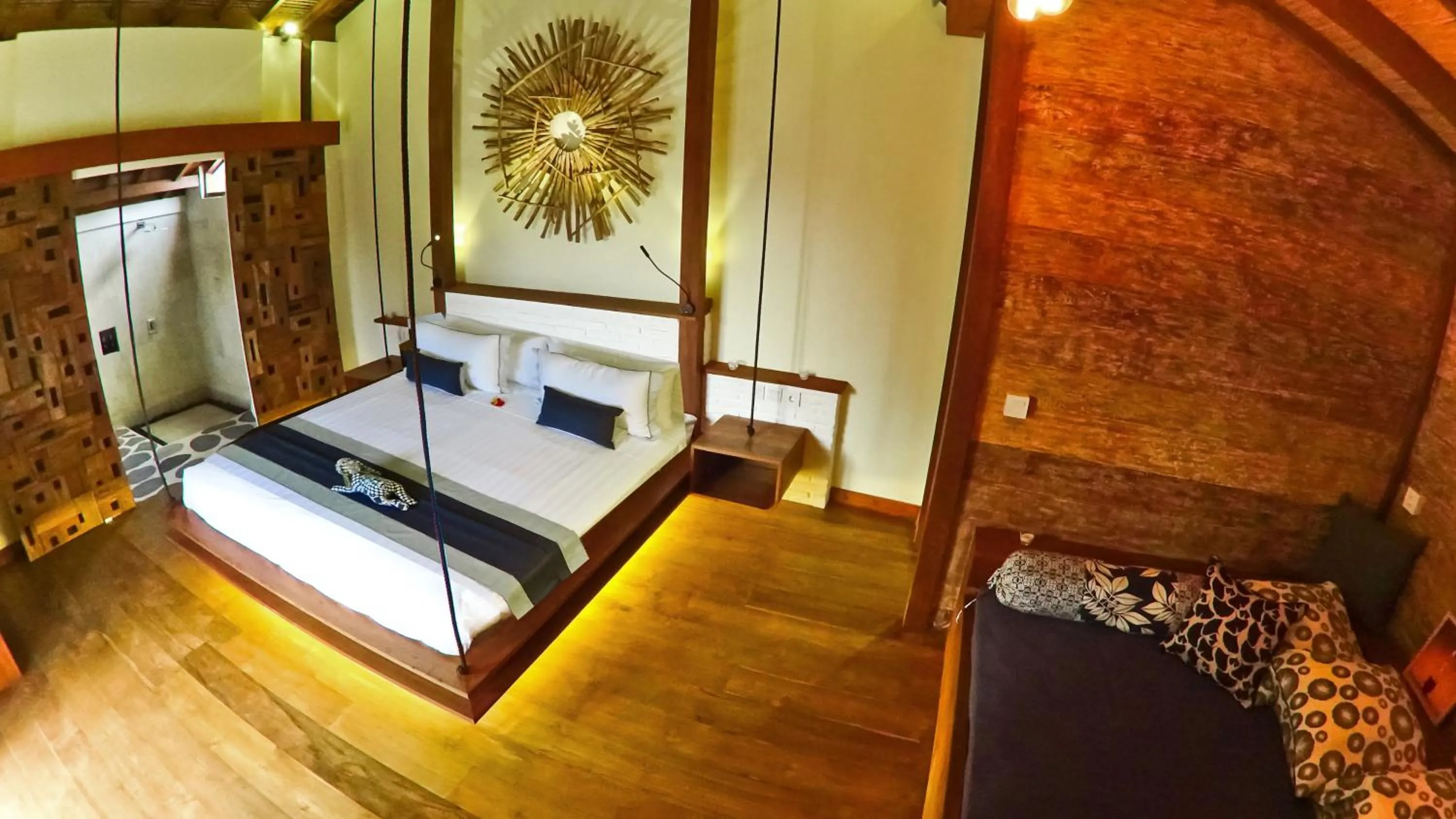 Photo of the whole room, Bed in Kaleydo Villas