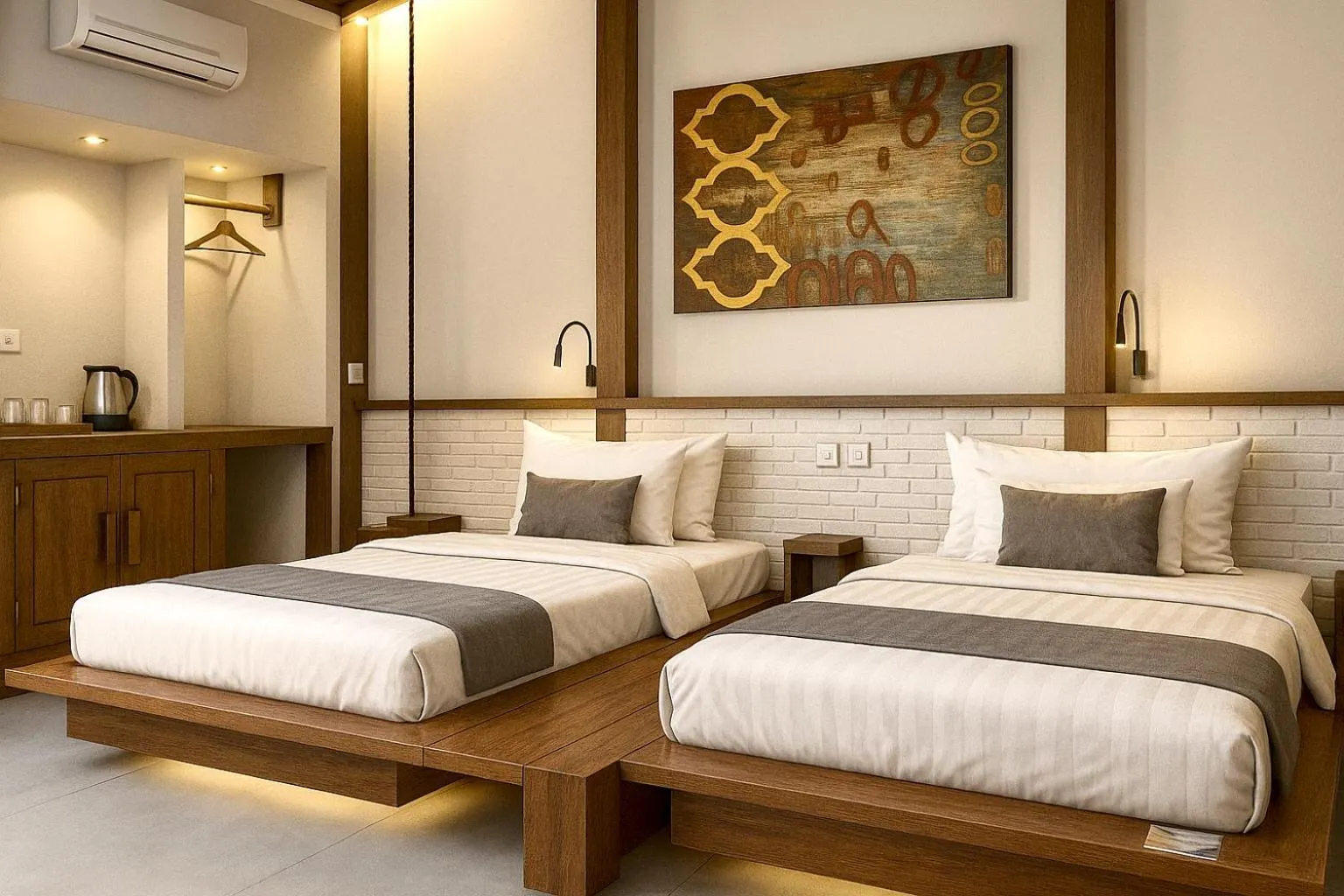 Bed in Kaleydo Villas