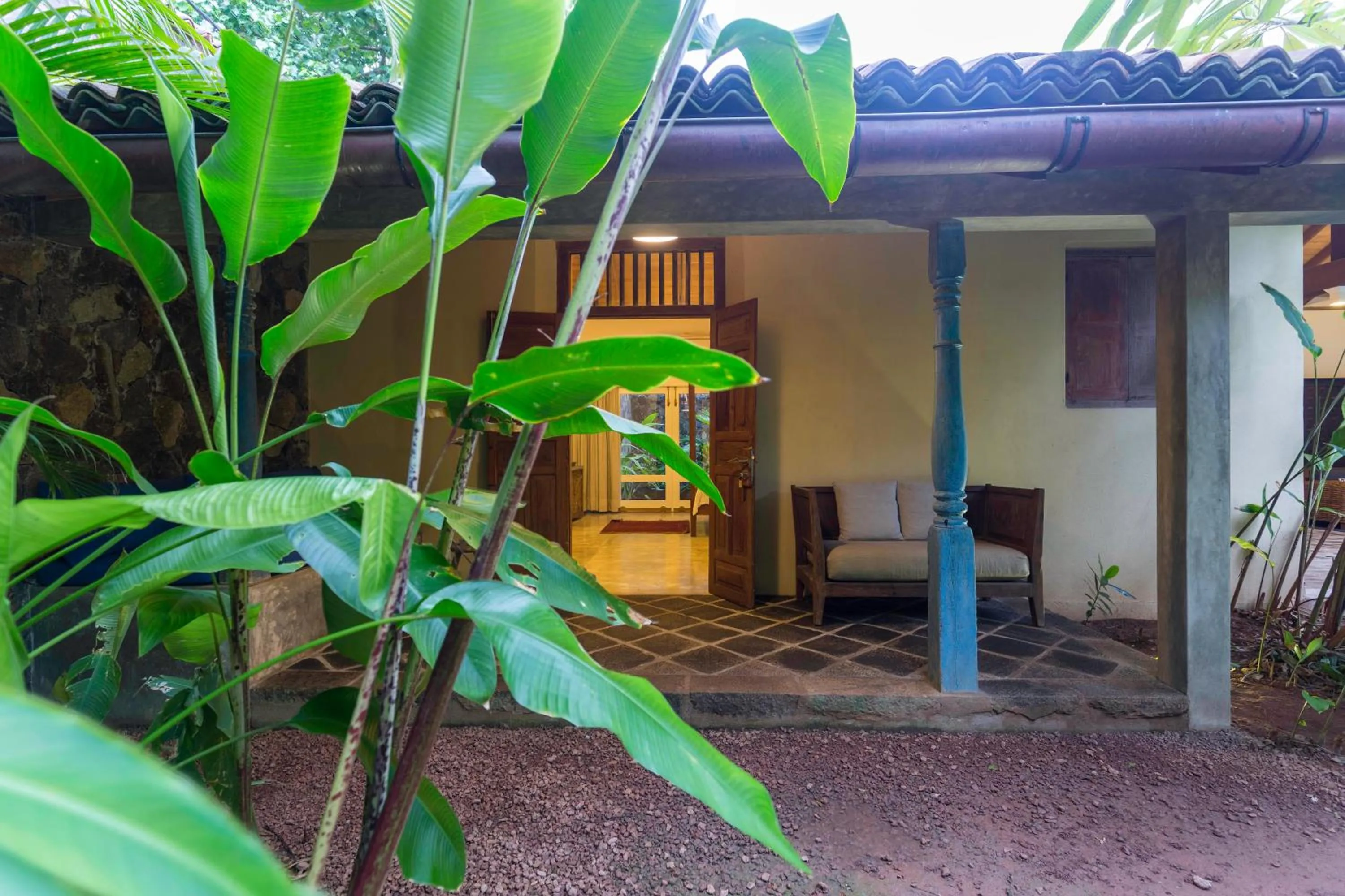 Patio in Villa Saffron Hikkaduwa
