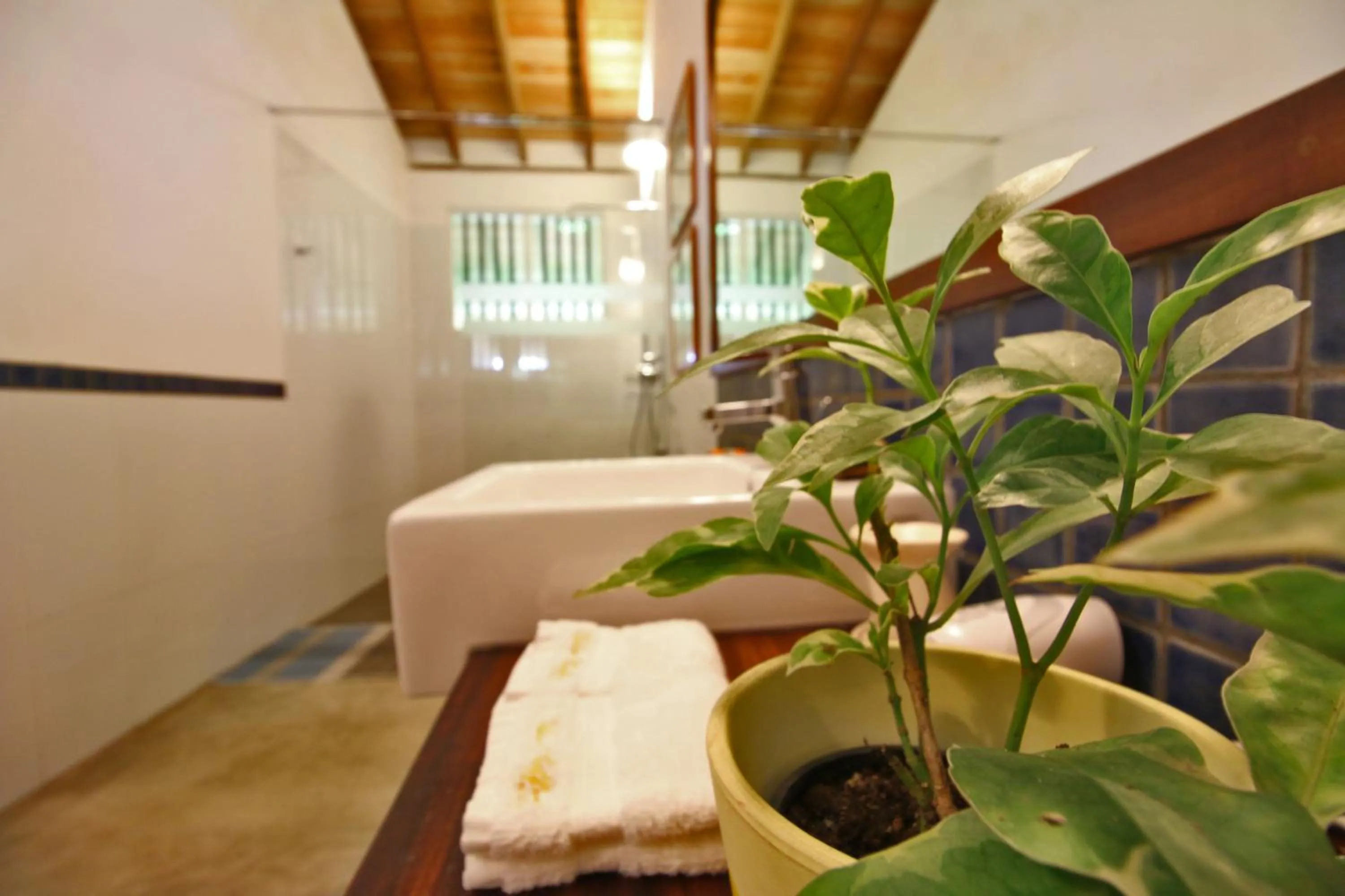 Decorative detail, Bed in Villa Saffron Hikkaduwa