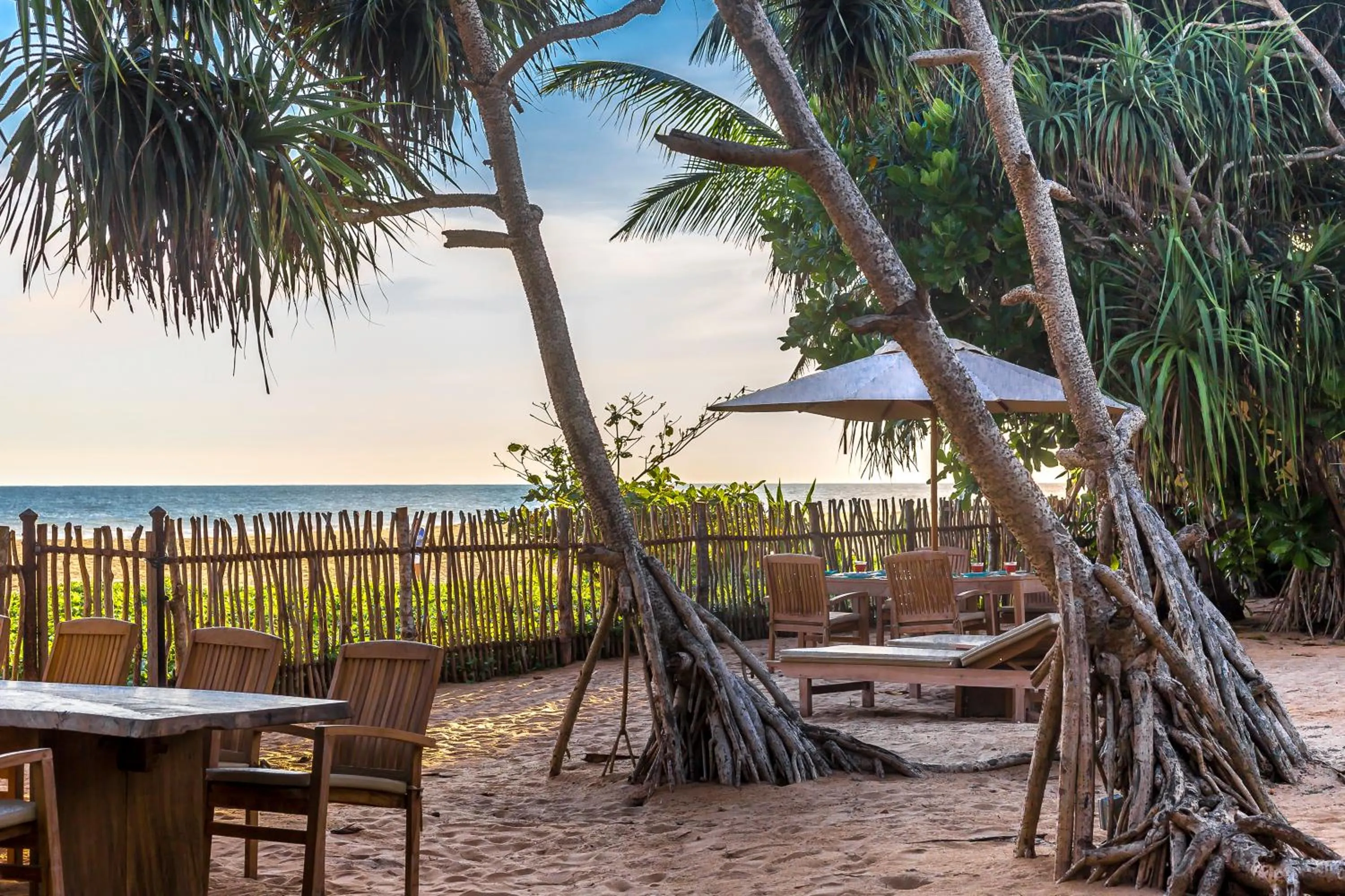 Seating area in Villa Saffron Hikkaduwa