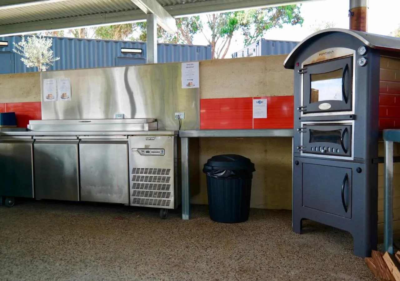 Communal kitchen in BIG4 Tassie Getaway Parks St Helens