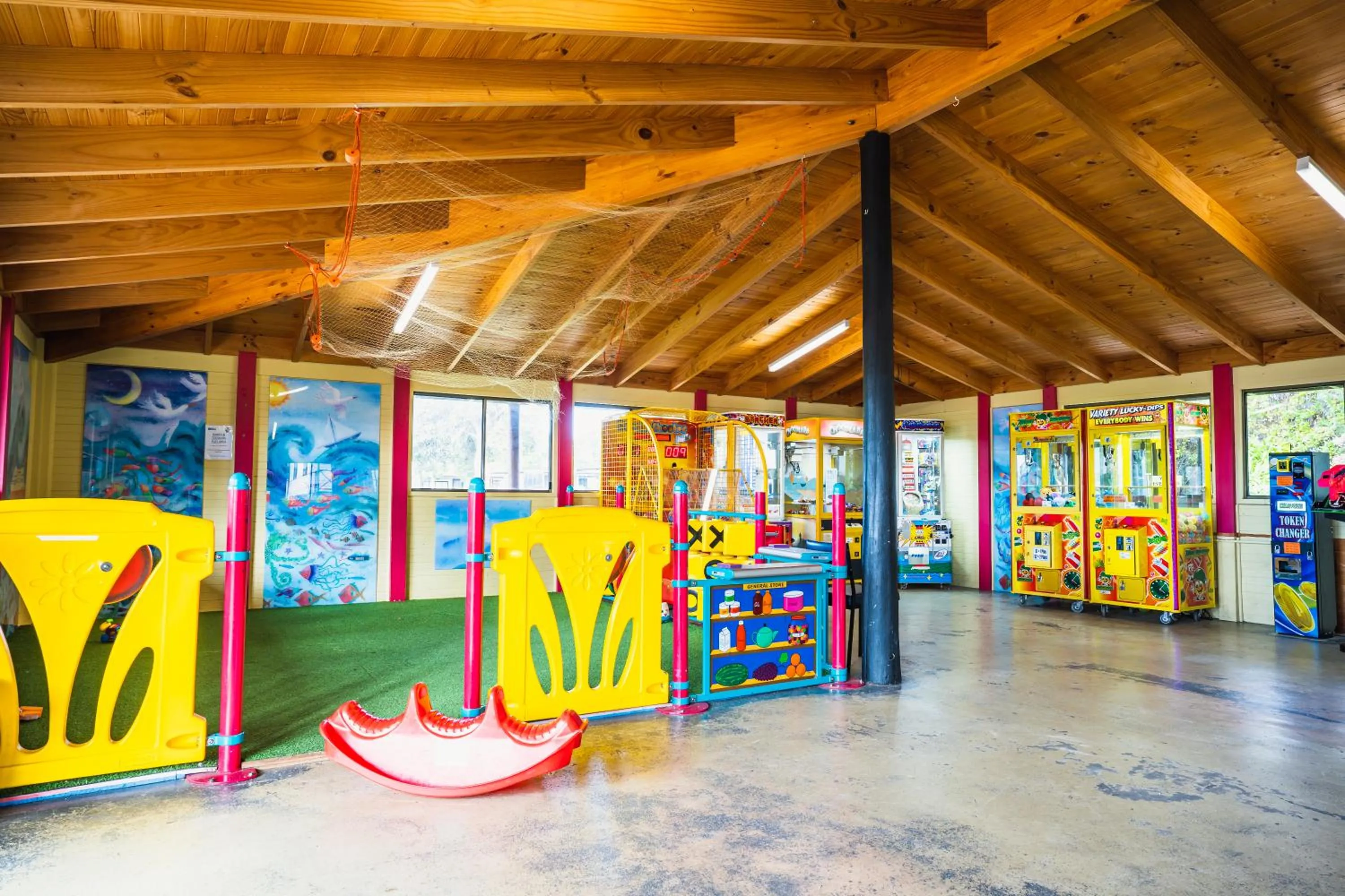 Game Room in BIG4 Tassie Getaway Parks St Helens
