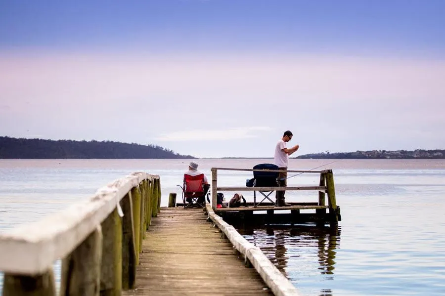 Fishing in BIG4 Tassie Getaway Parks St Helens