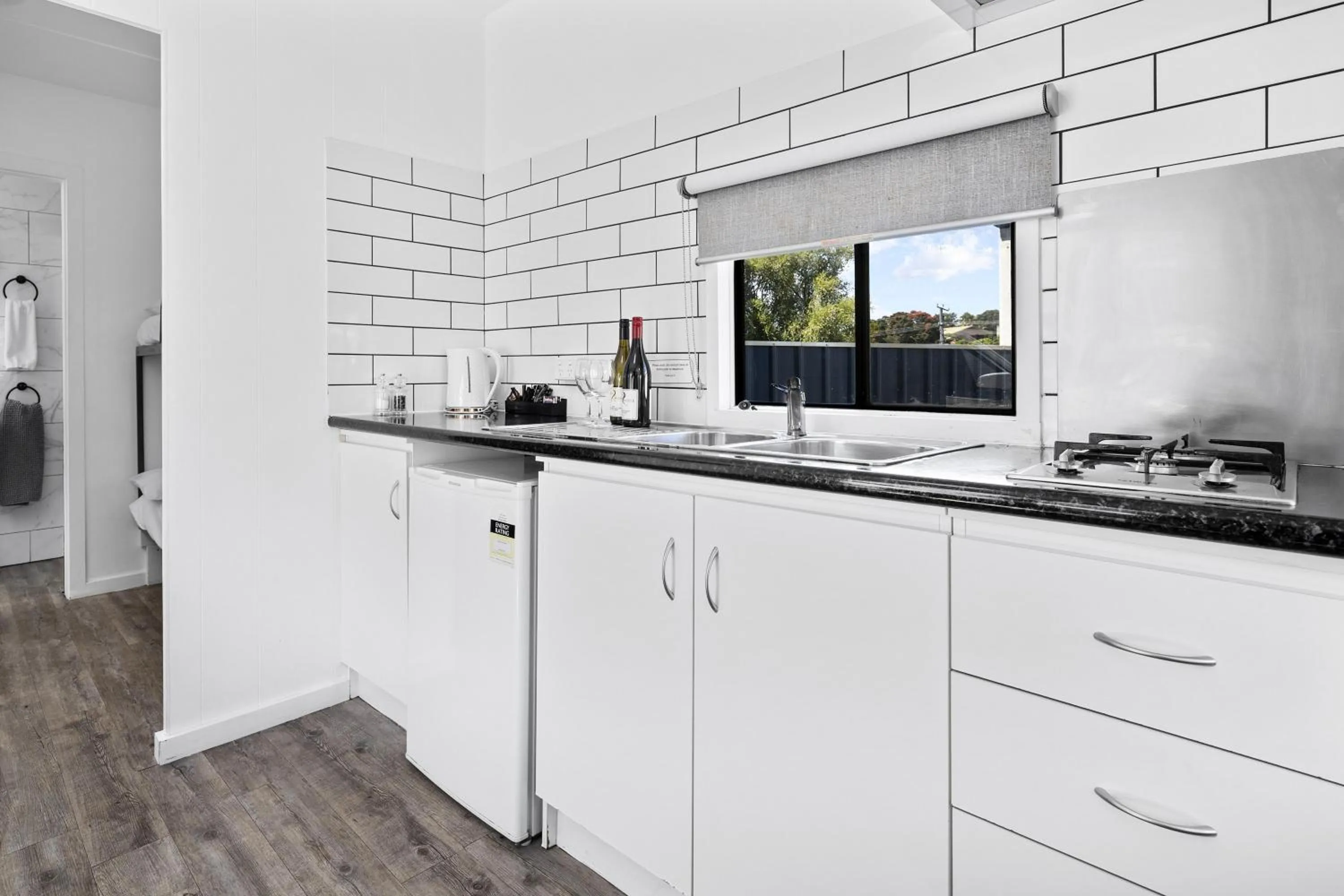 Kitchen or kitchenette in BIG4 Tassie Getaway Parks St Helens