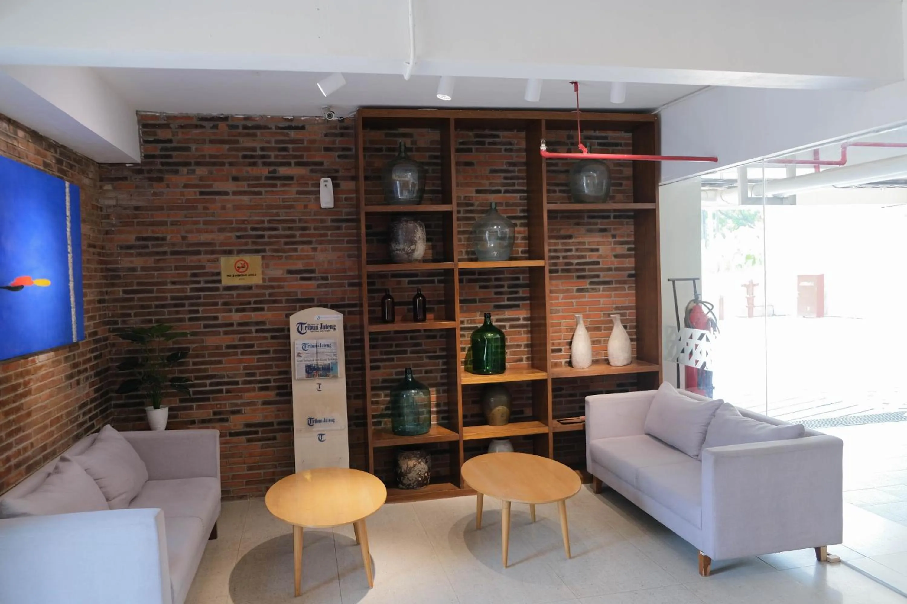 Lobby or reception in Allstay Hotel Semarang Simpang Lima