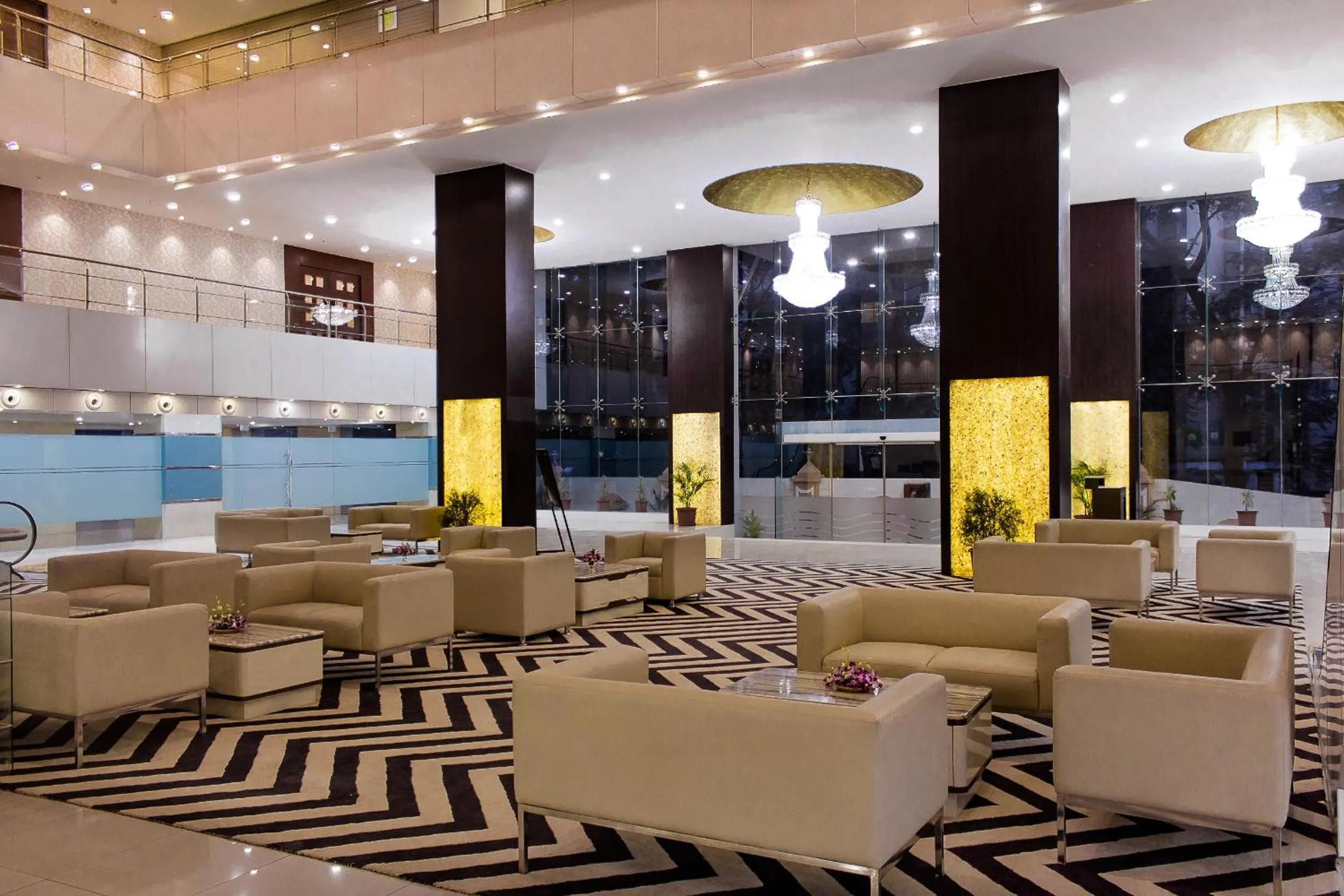 Lobby or reception in The Byke Suraj Plaza Pure Veg, Thane