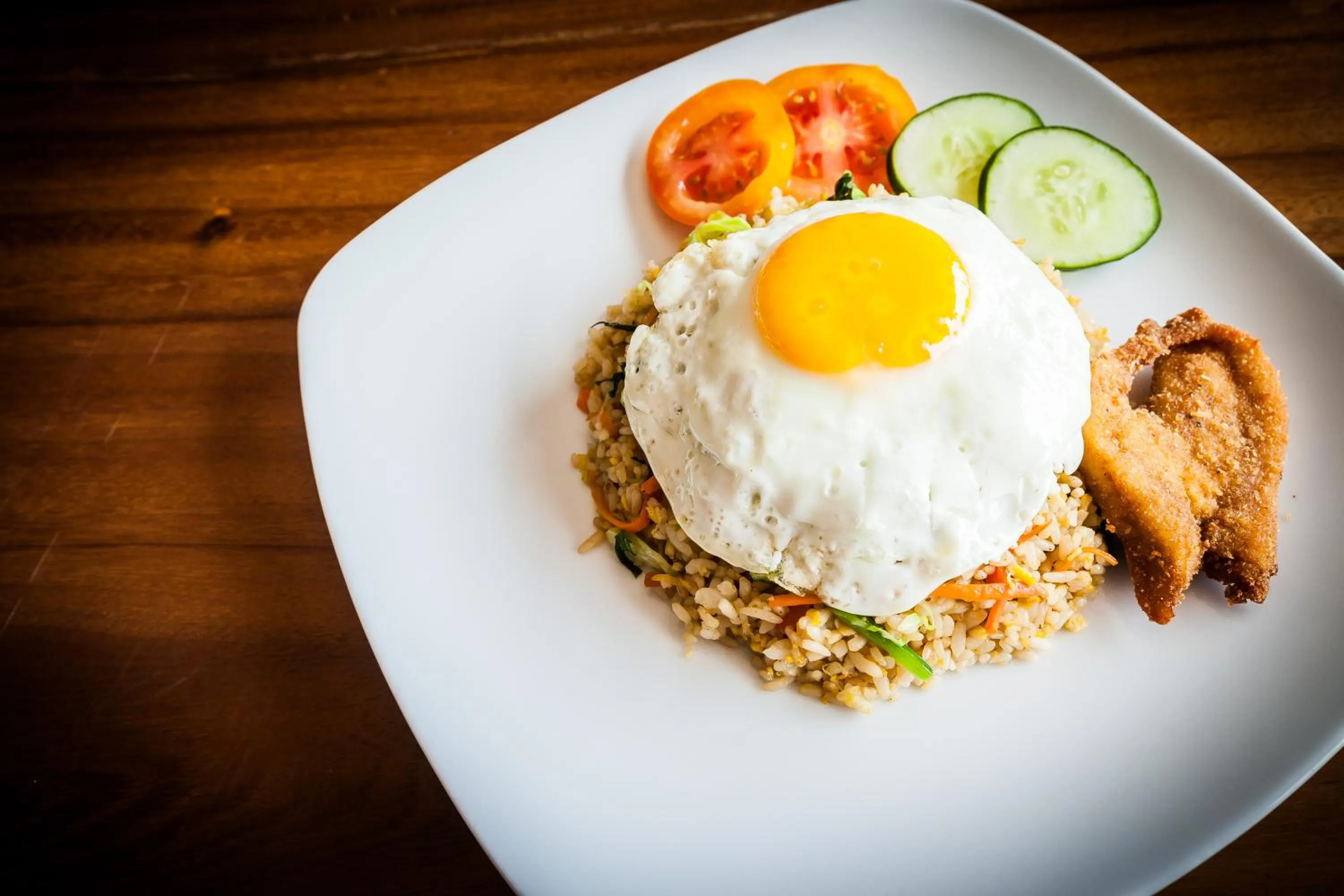 Asian breakfast in De Moksha Eco Friendly Boutique Resort