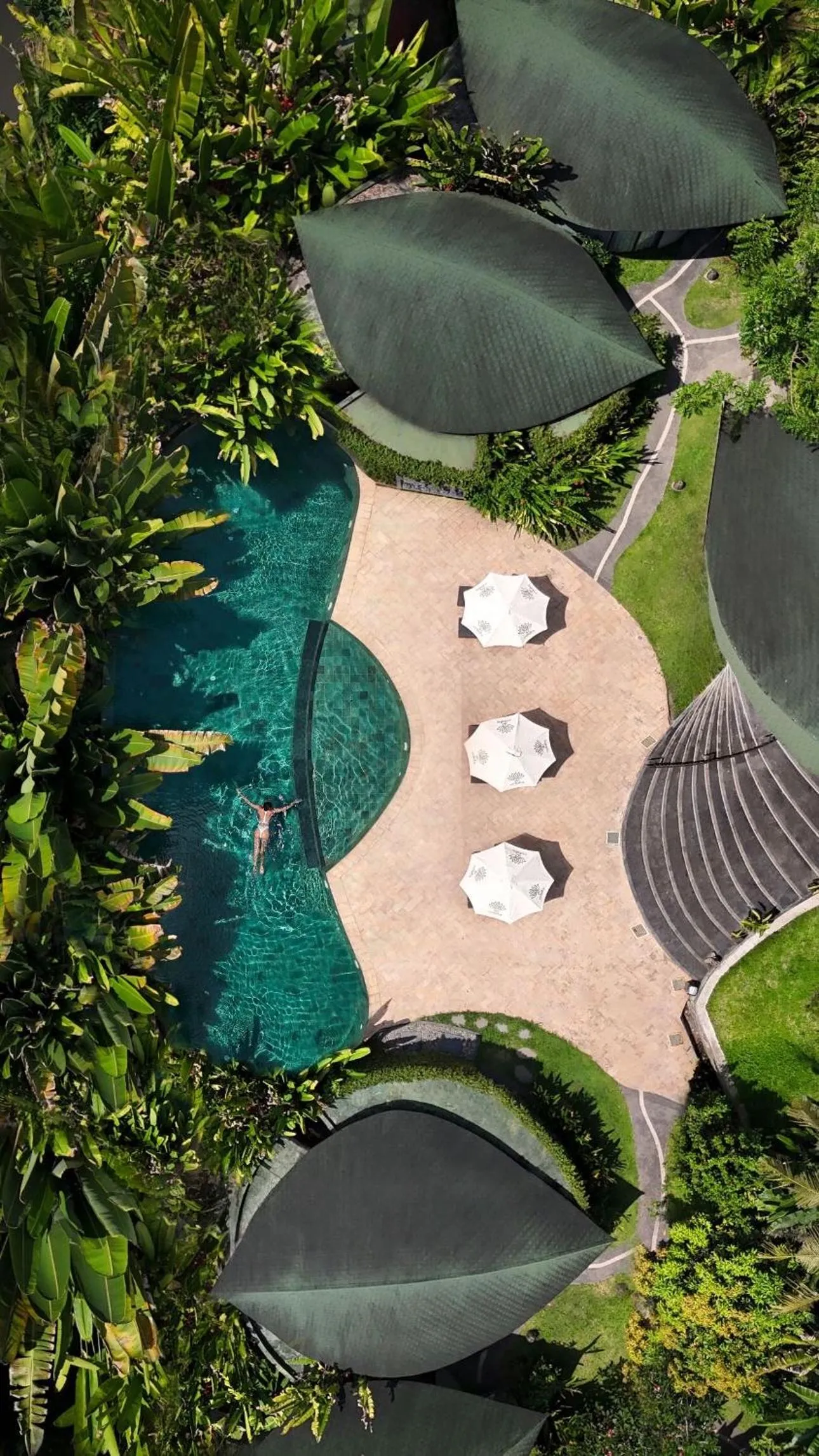 Swimming pool in De Moksha Eco Friendly Boutique Resort