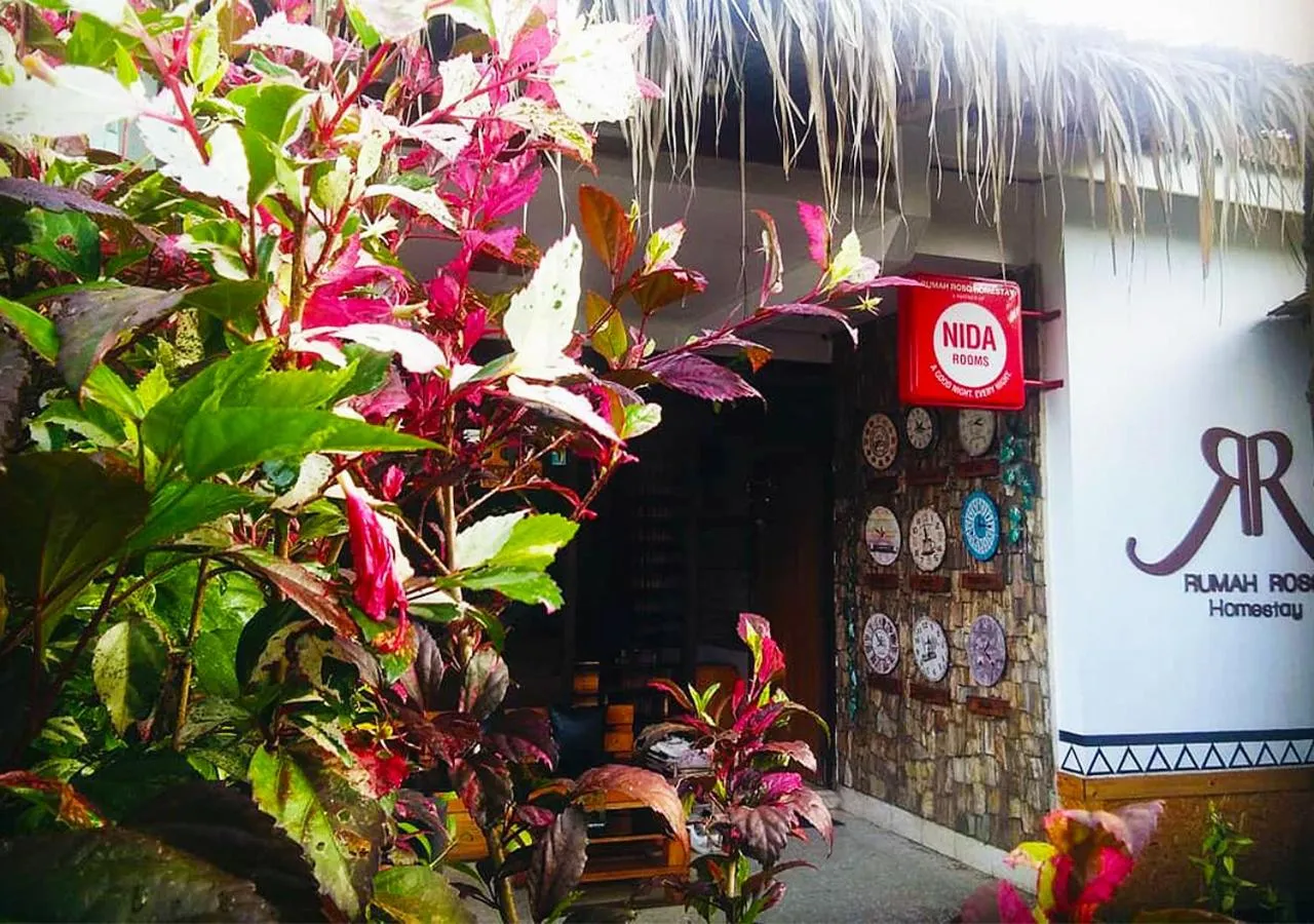 Garden view in Rumah Roso Homestay