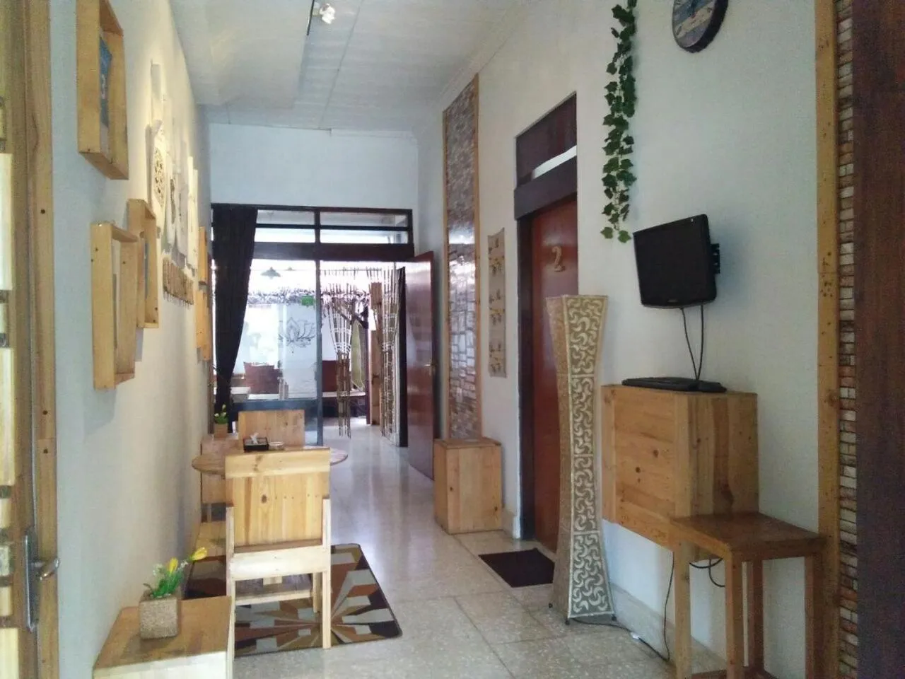 Living room in Rumah Roso Homestay