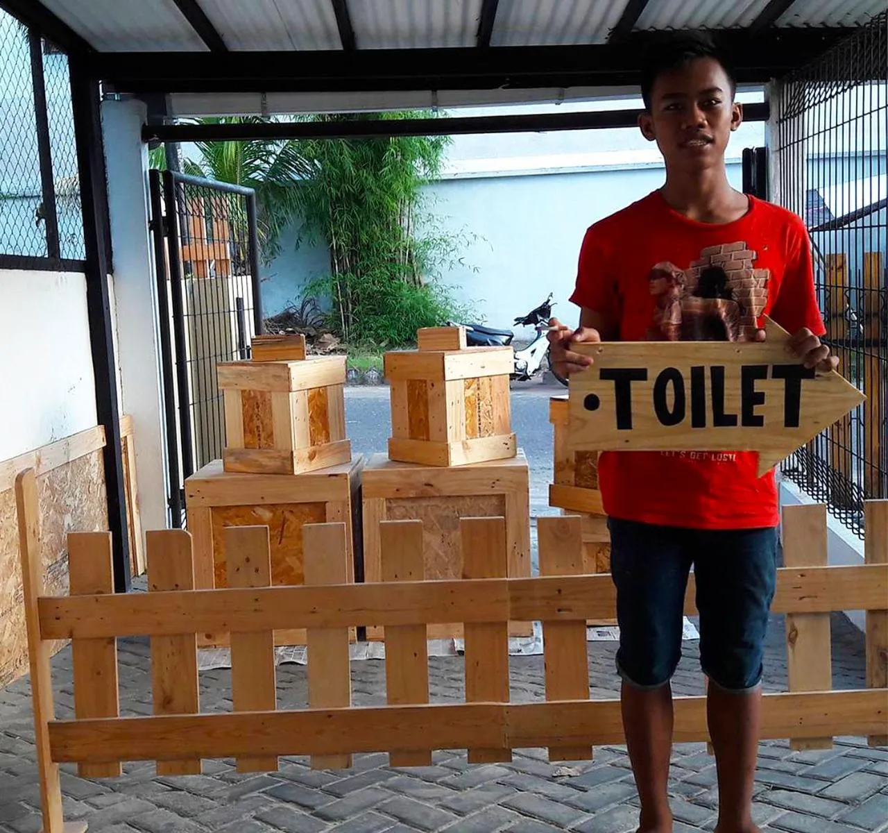 Decorative detail in Rumah Roso Homestay